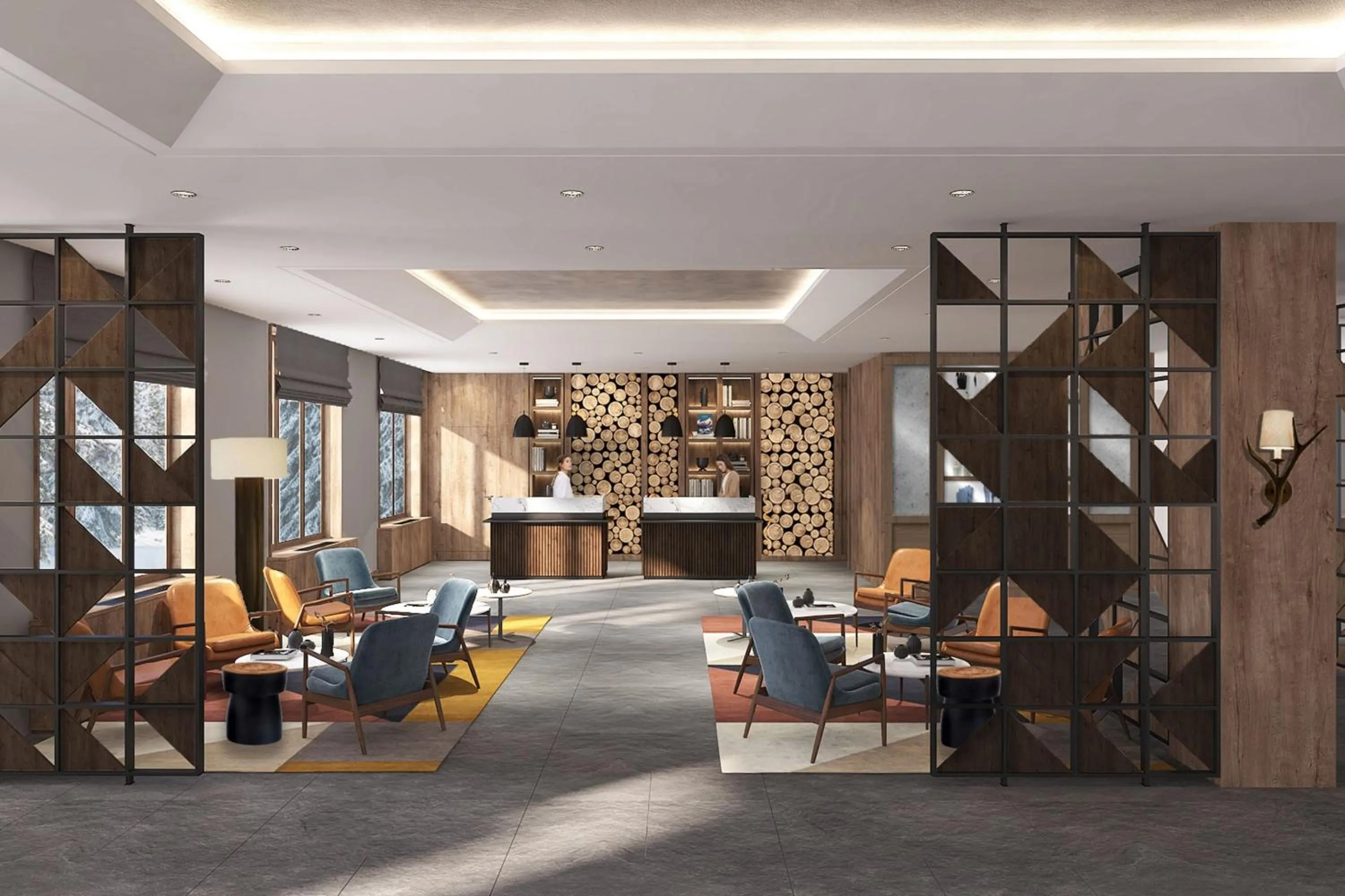 Lobby or reception in Strazhite Hotel - Half Board