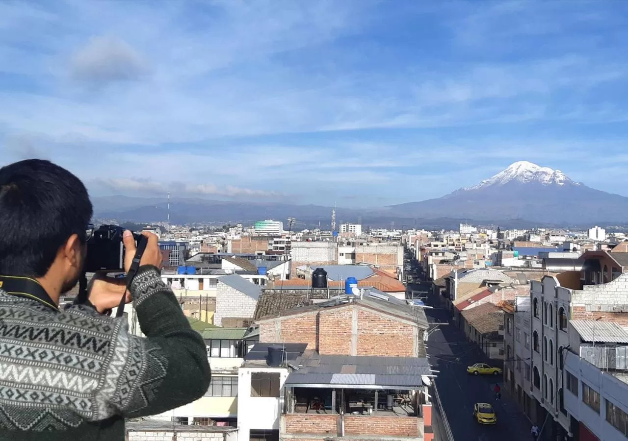 Property building in La Merced Plaza Hostal