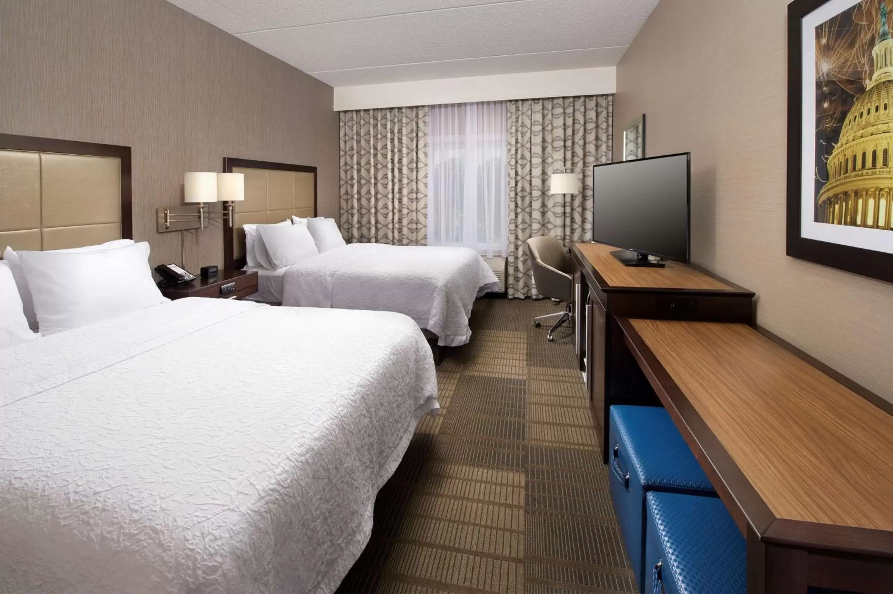Premium Queen Studio with Two Queen Beds - Non-Smoking in Hampton Inn & Suites Falls Church Premium Queen Studio with Two Queen Beds - Non-Smoking in Hampton Inn & Suites Falls Church