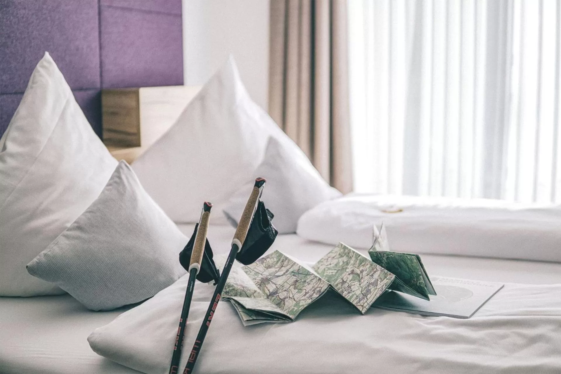 Bed in Hotel Restaurant Kochschule Rössle