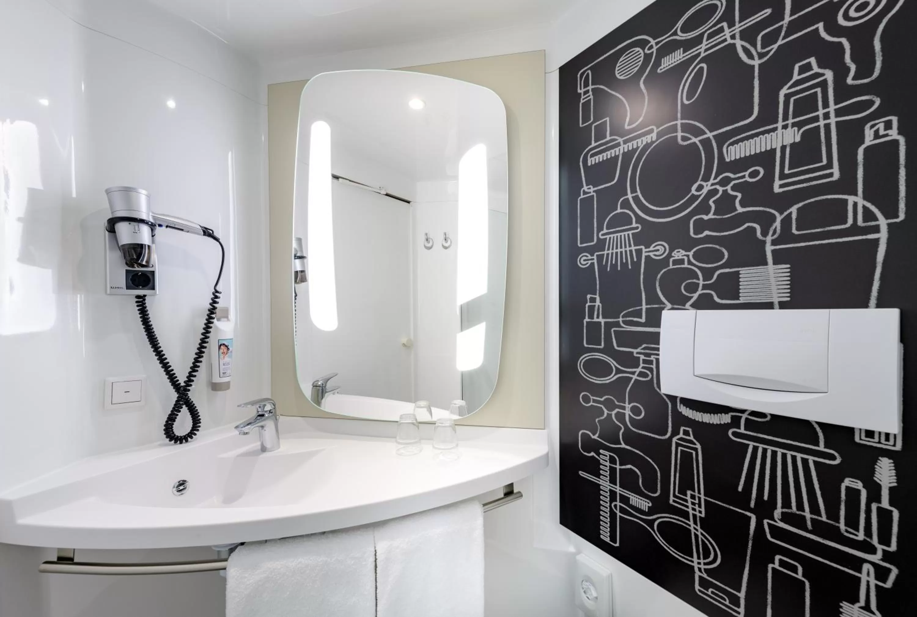 Bathroom in Ibis Münster City