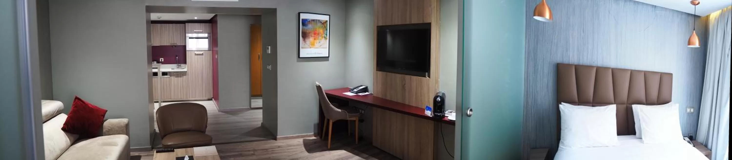 Bed in Le 22 Appart'Hotel