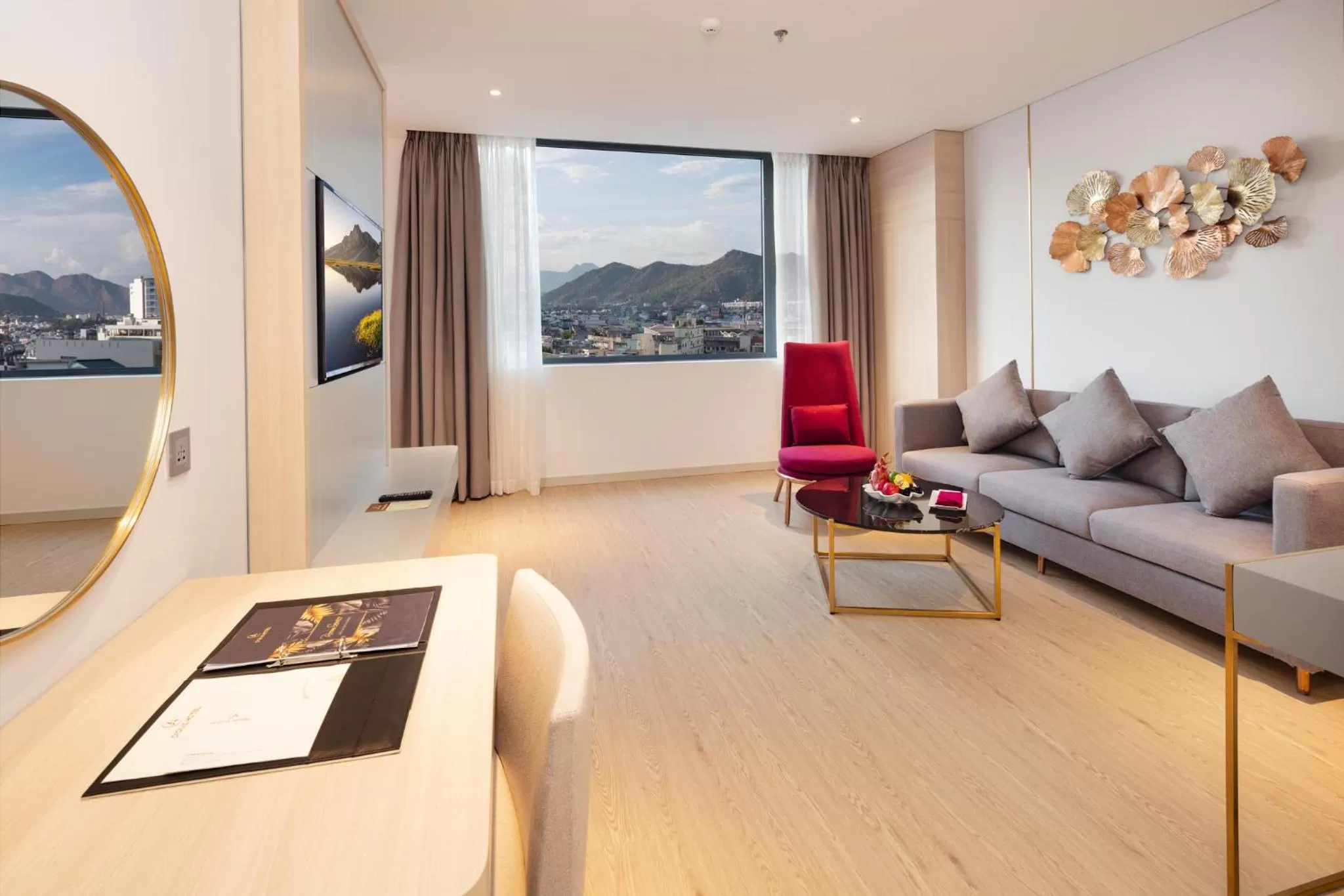 Living room in DQua Hotel