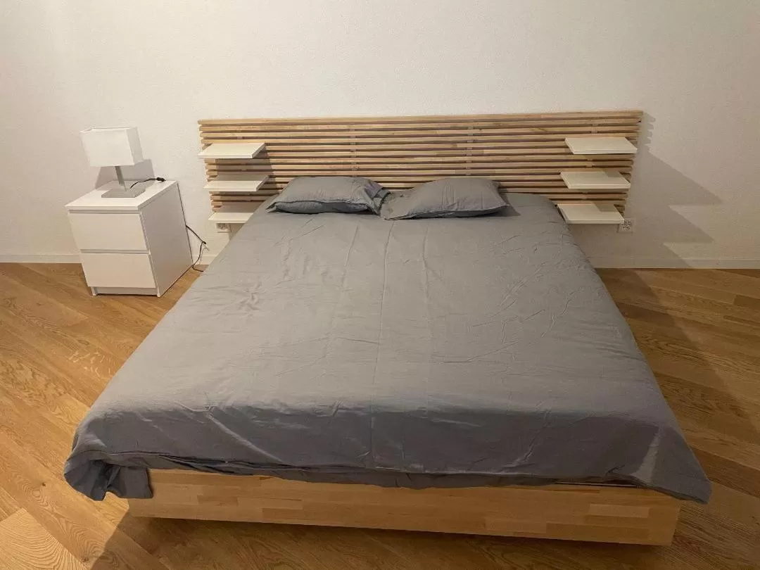 Bed in Chambre double Montreux