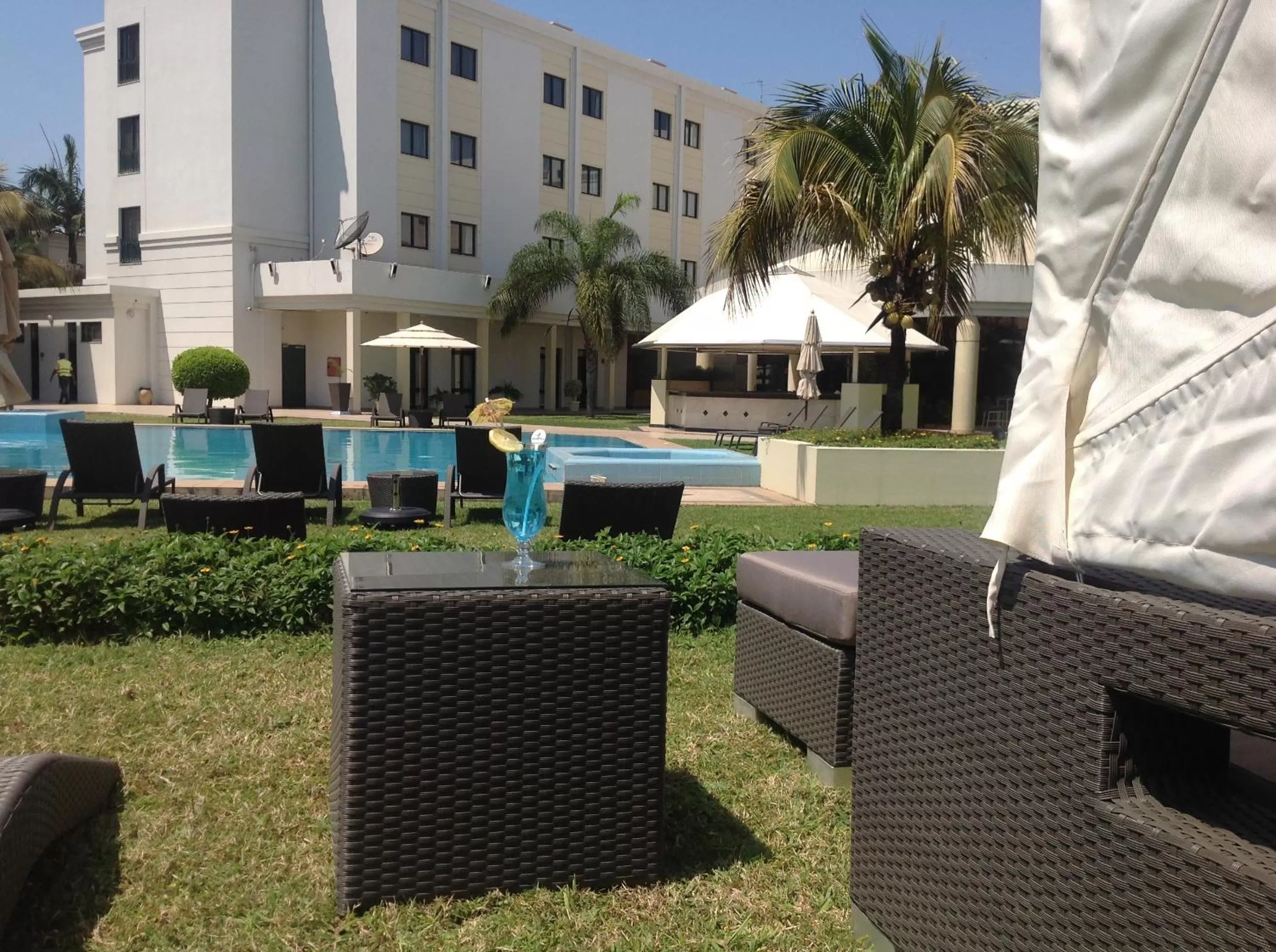 Swimming pool in Hotel Vip Grand Maputo