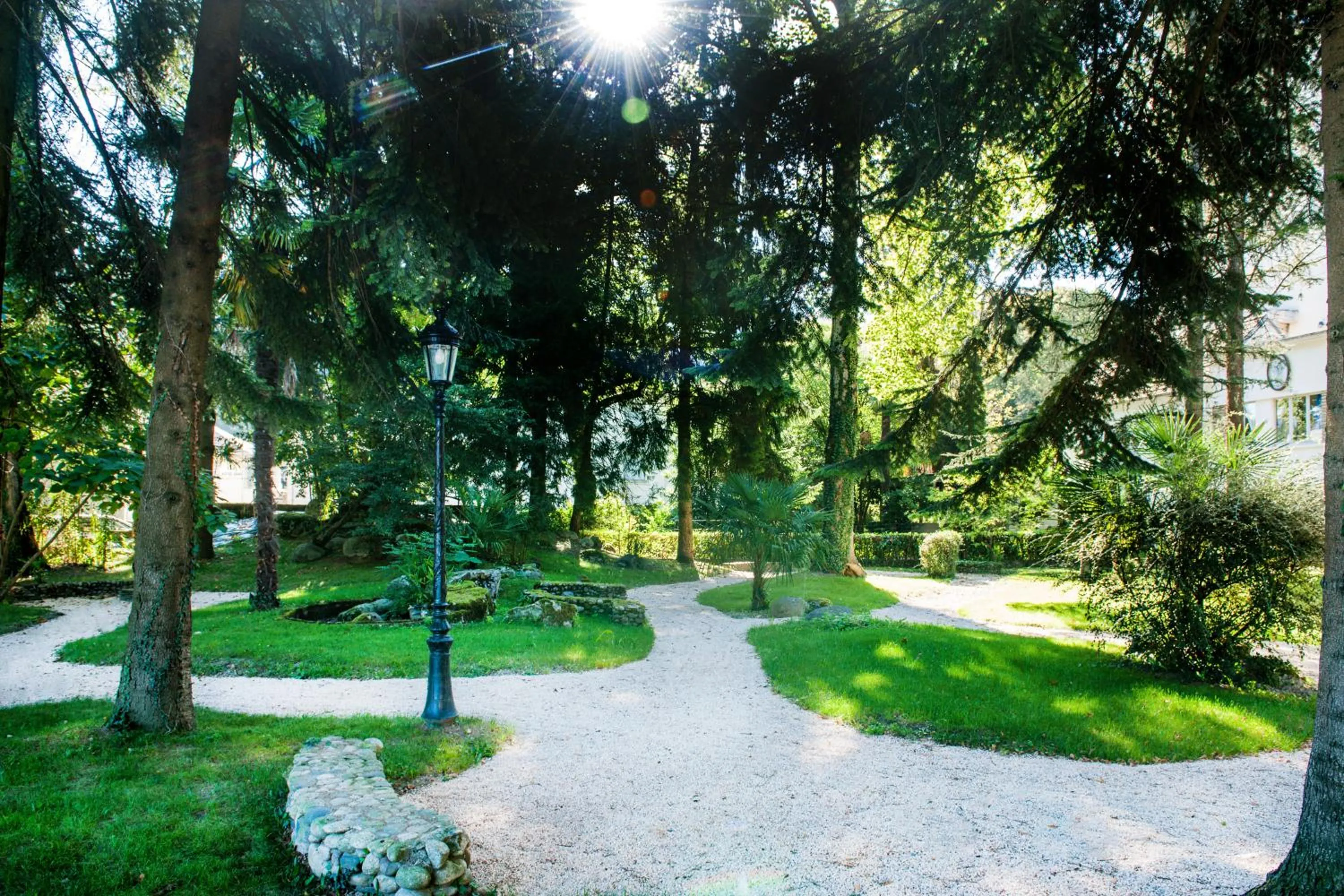 Garden in Grand Hotel Gallia & Londres