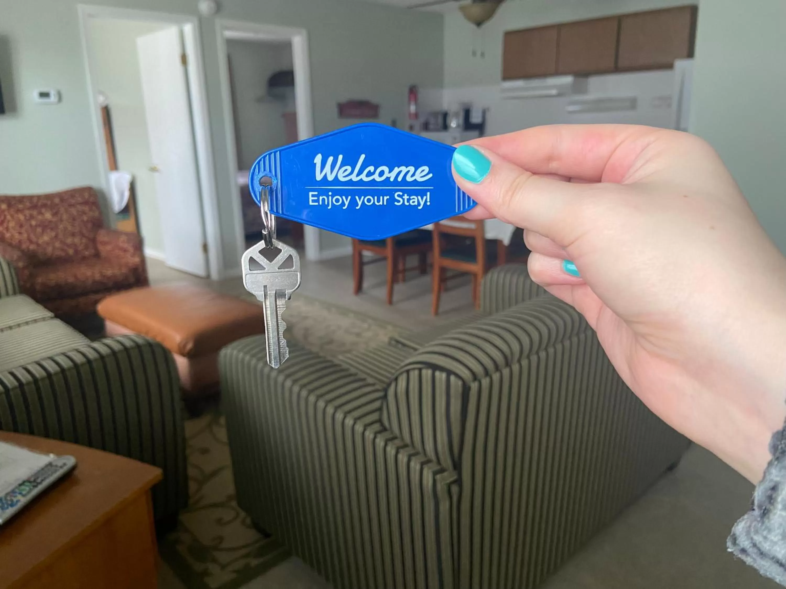 Living room in Gold Coast Family Cottages
