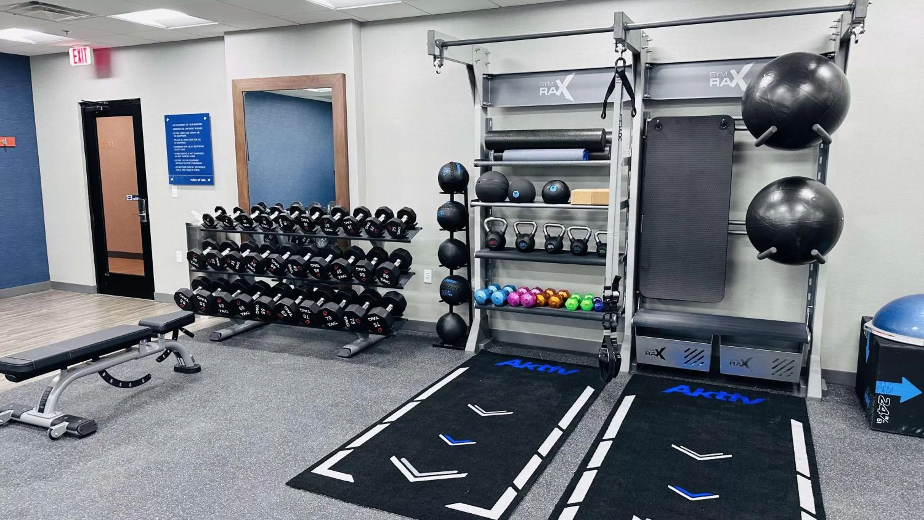 Fitness centre/facilities in Hampton Inn & Suites Weatherford, Tx
