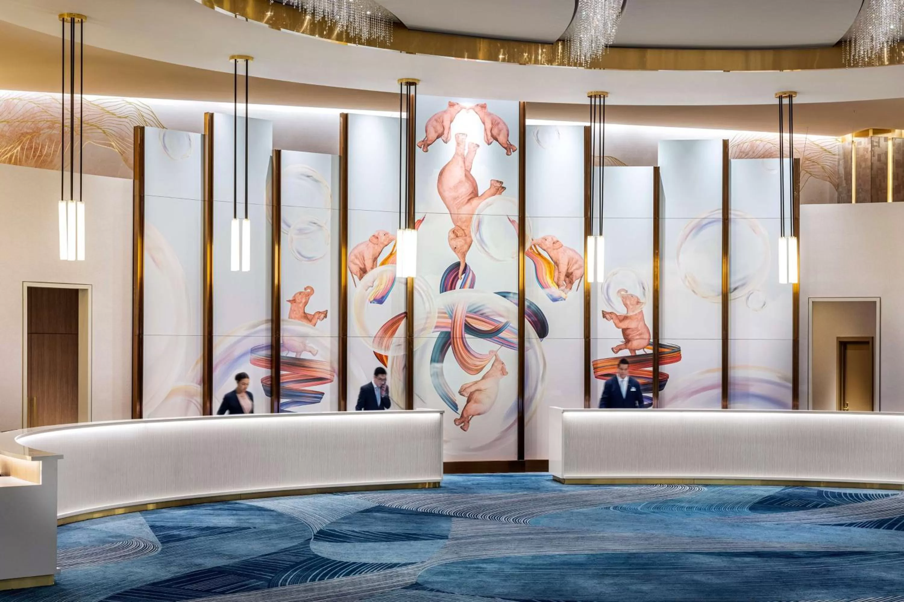 Lobby or reception in Conrad Las Vegas At Resorts World