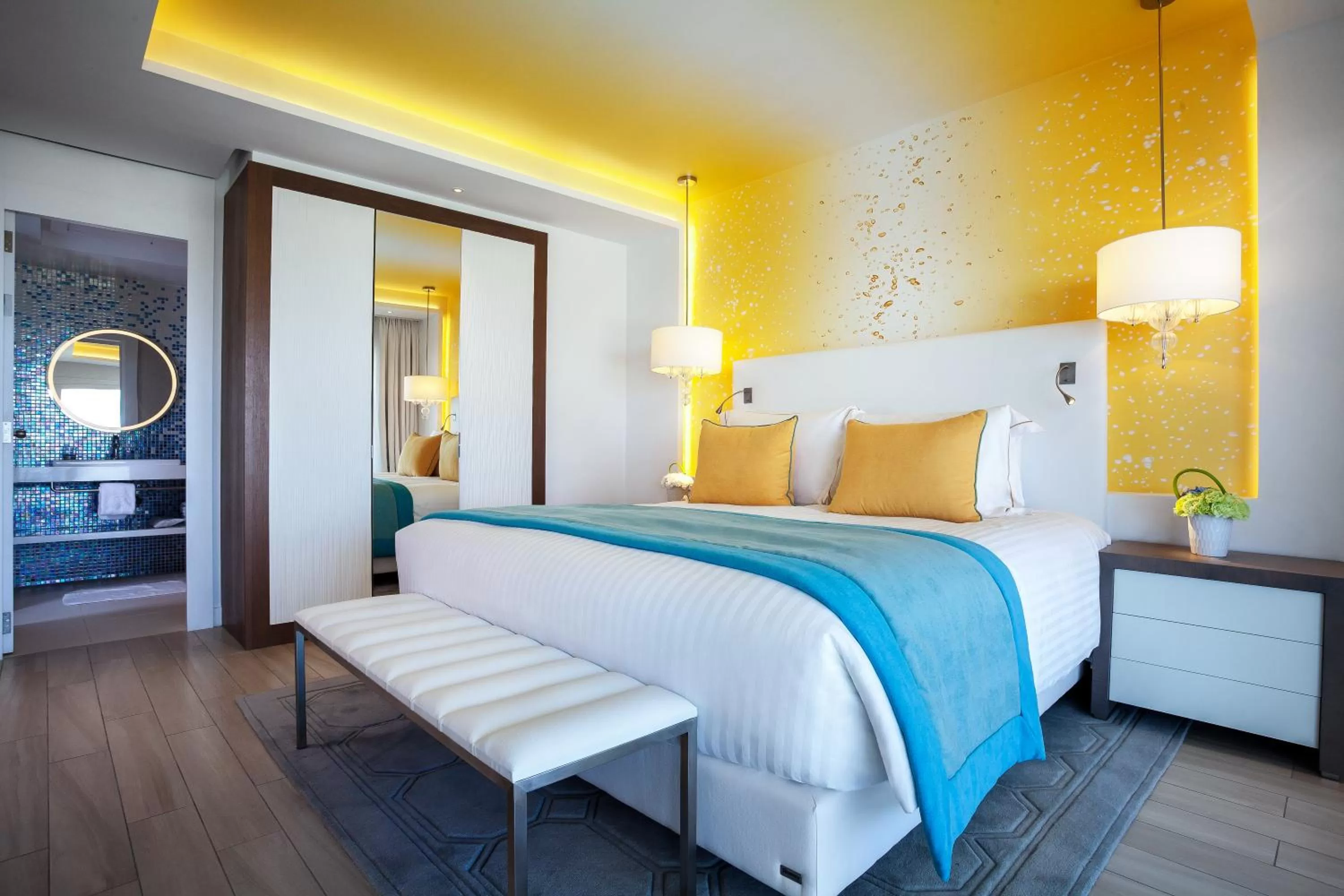 Bedroom, Bed in The View Bouznika