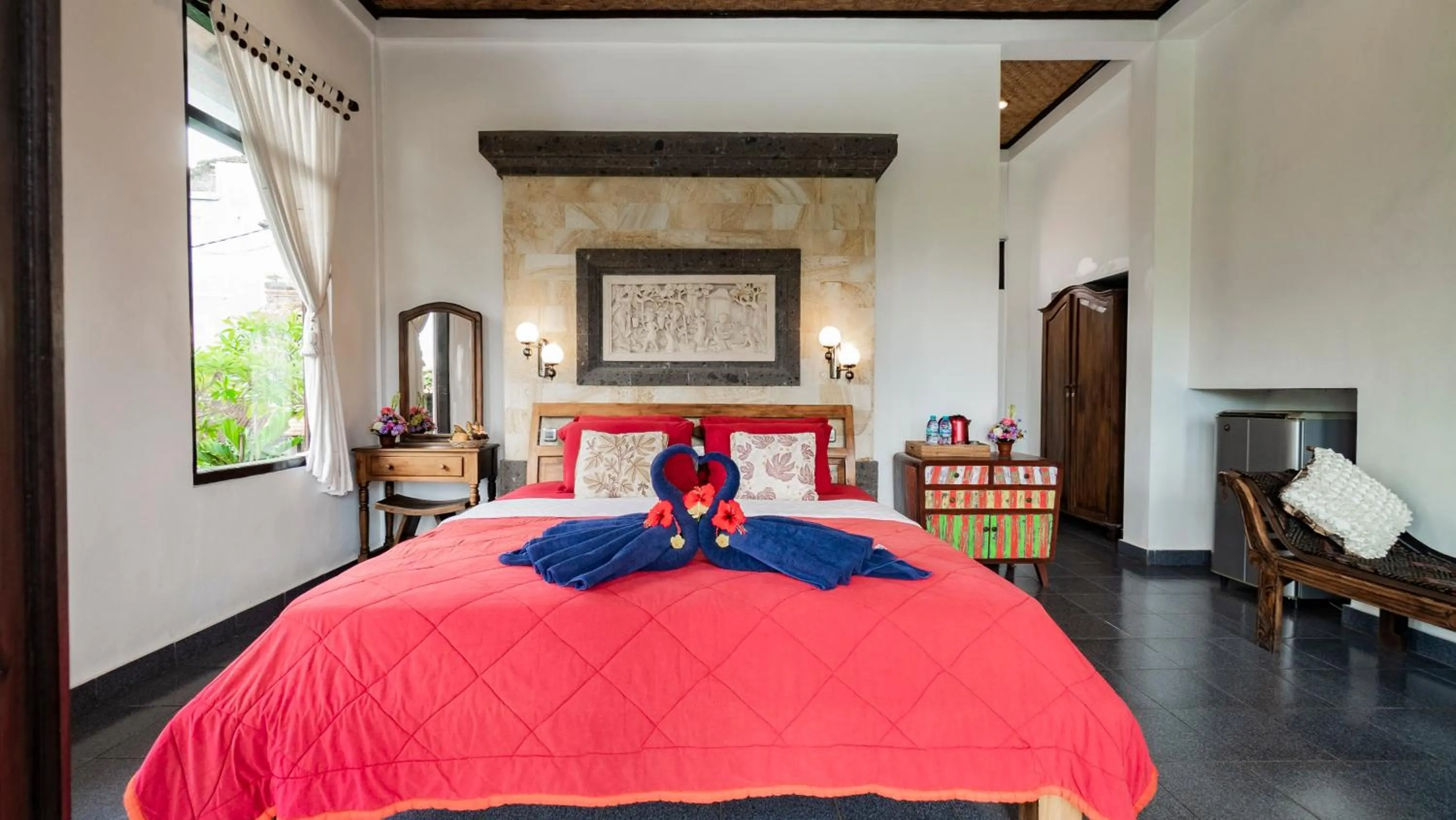 Bed in Kun - Kun Guest House Ubud