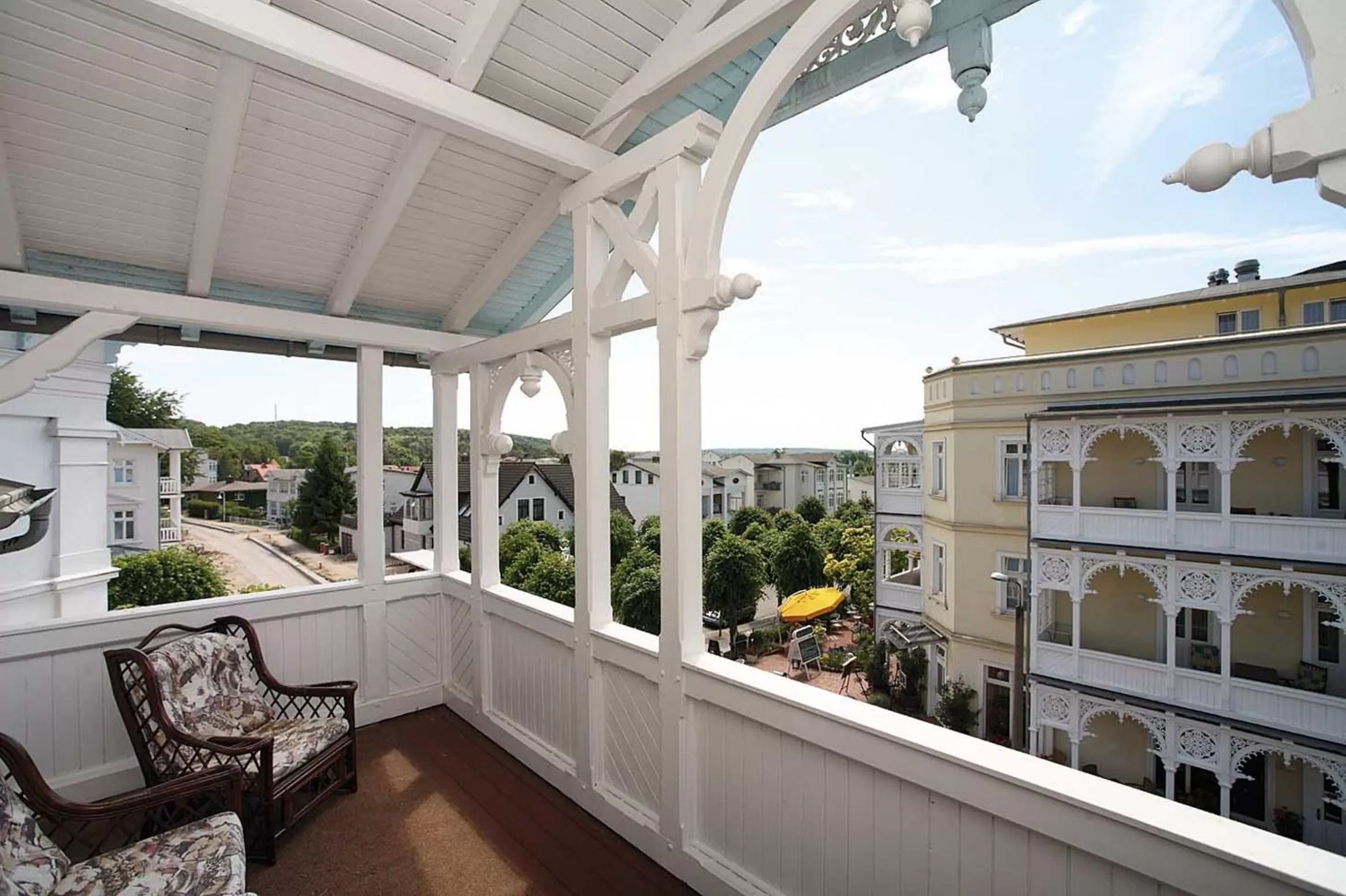 View (from property/room), Balcony/Terrace in Hotel Villa Elisabeth