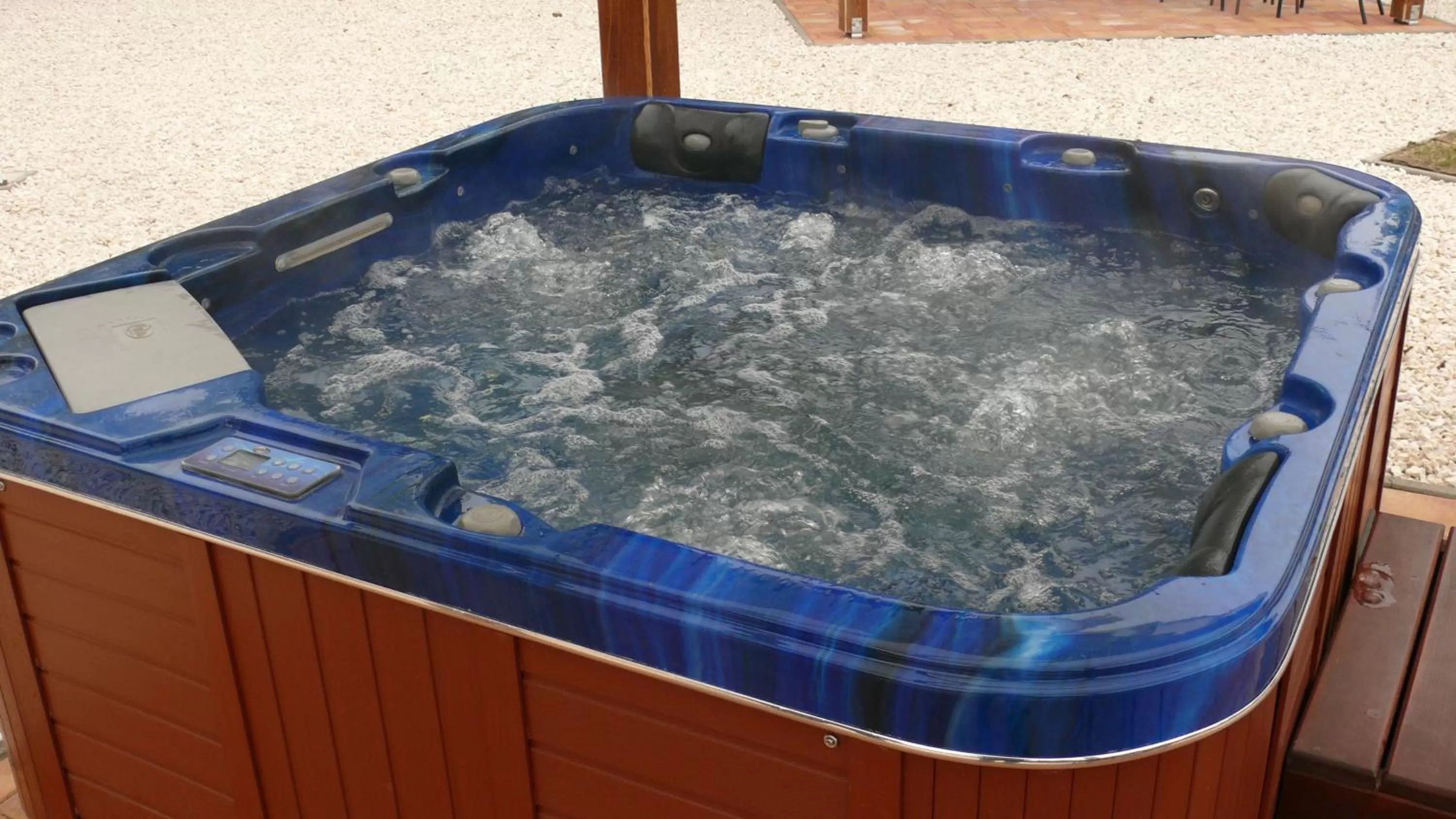 Hot Tub in Garden Vendégház Makó