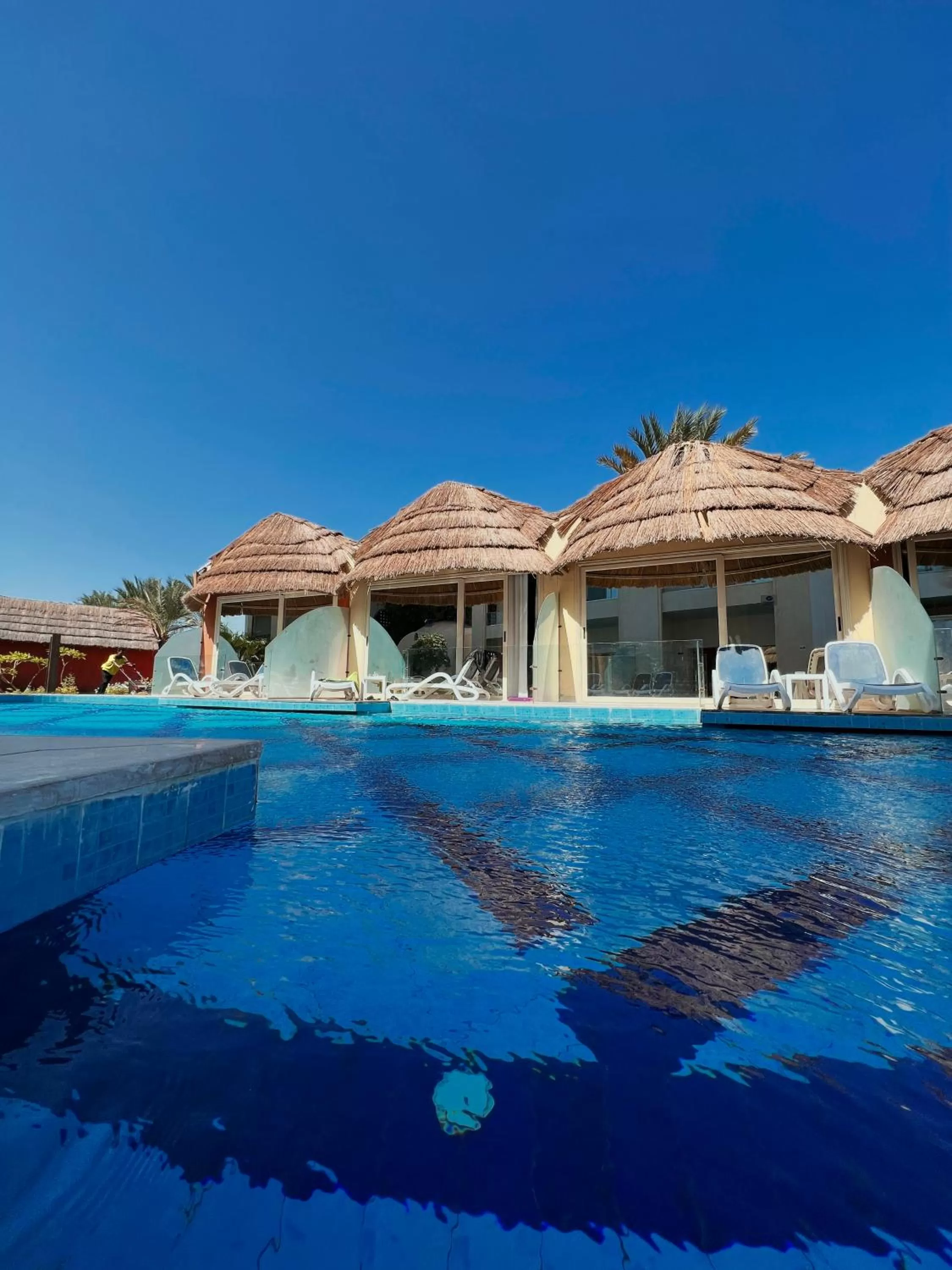 Pool view in Panorama Bungalows Resort El Gouna