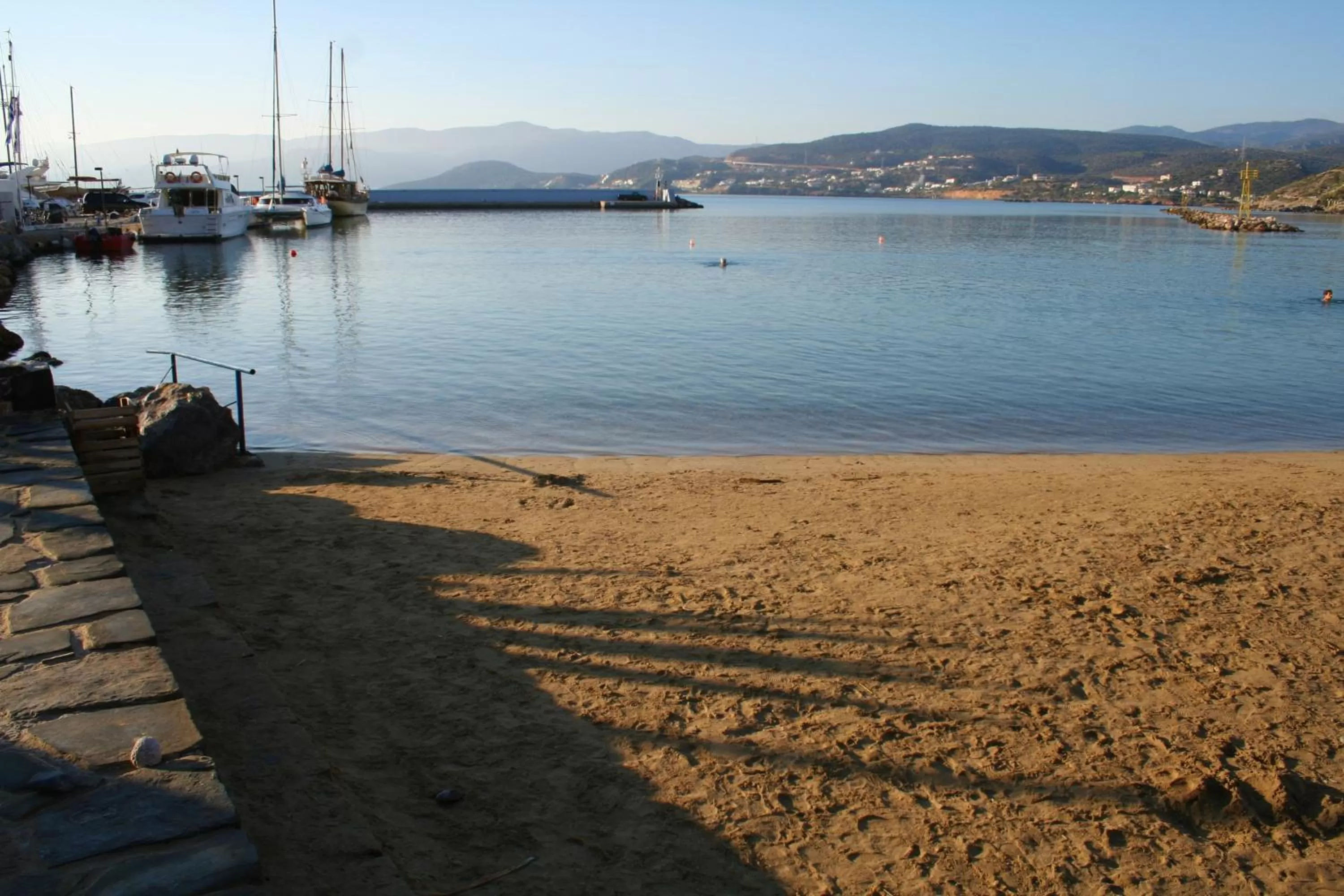 Beach in Naiades Marina Hotel