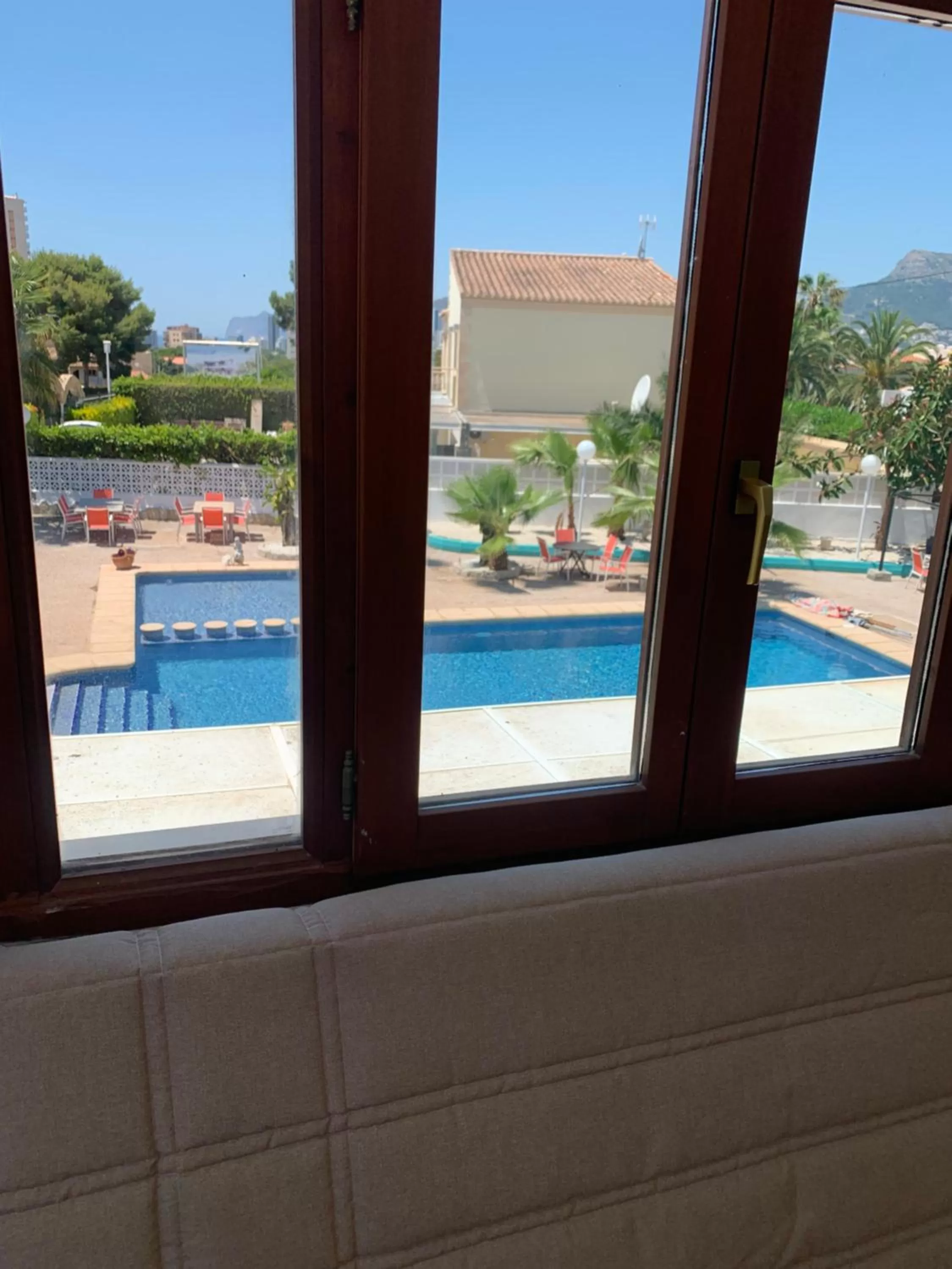 Pool View in Casa los Pinos Calpe Playa