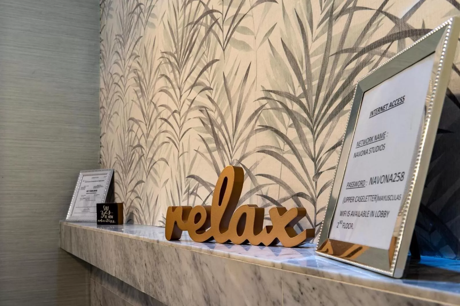 Decorative detail in Navona Studios