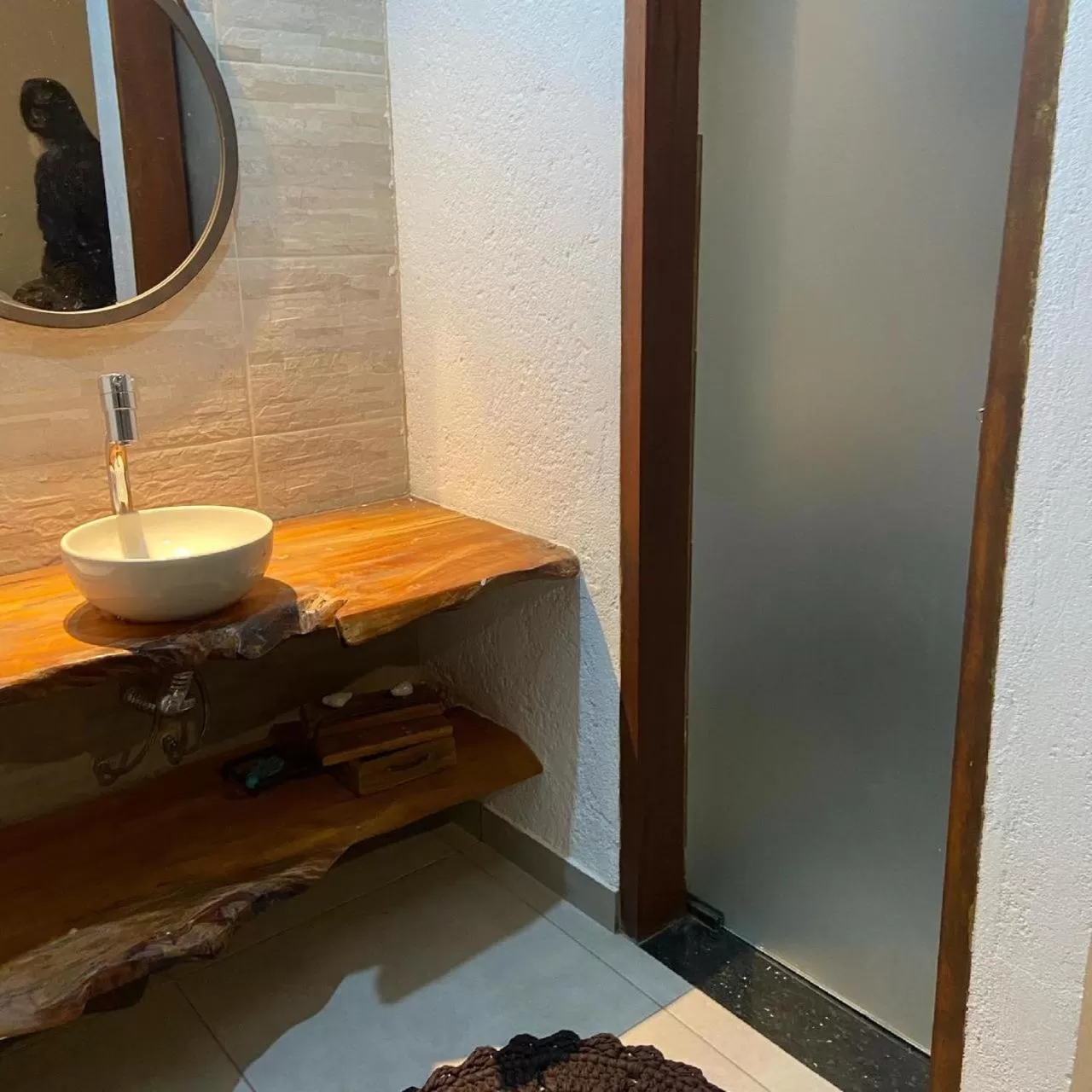 Bathroom in A Mi Manera Bistro, Pousada e Cervejaria Artesanal!