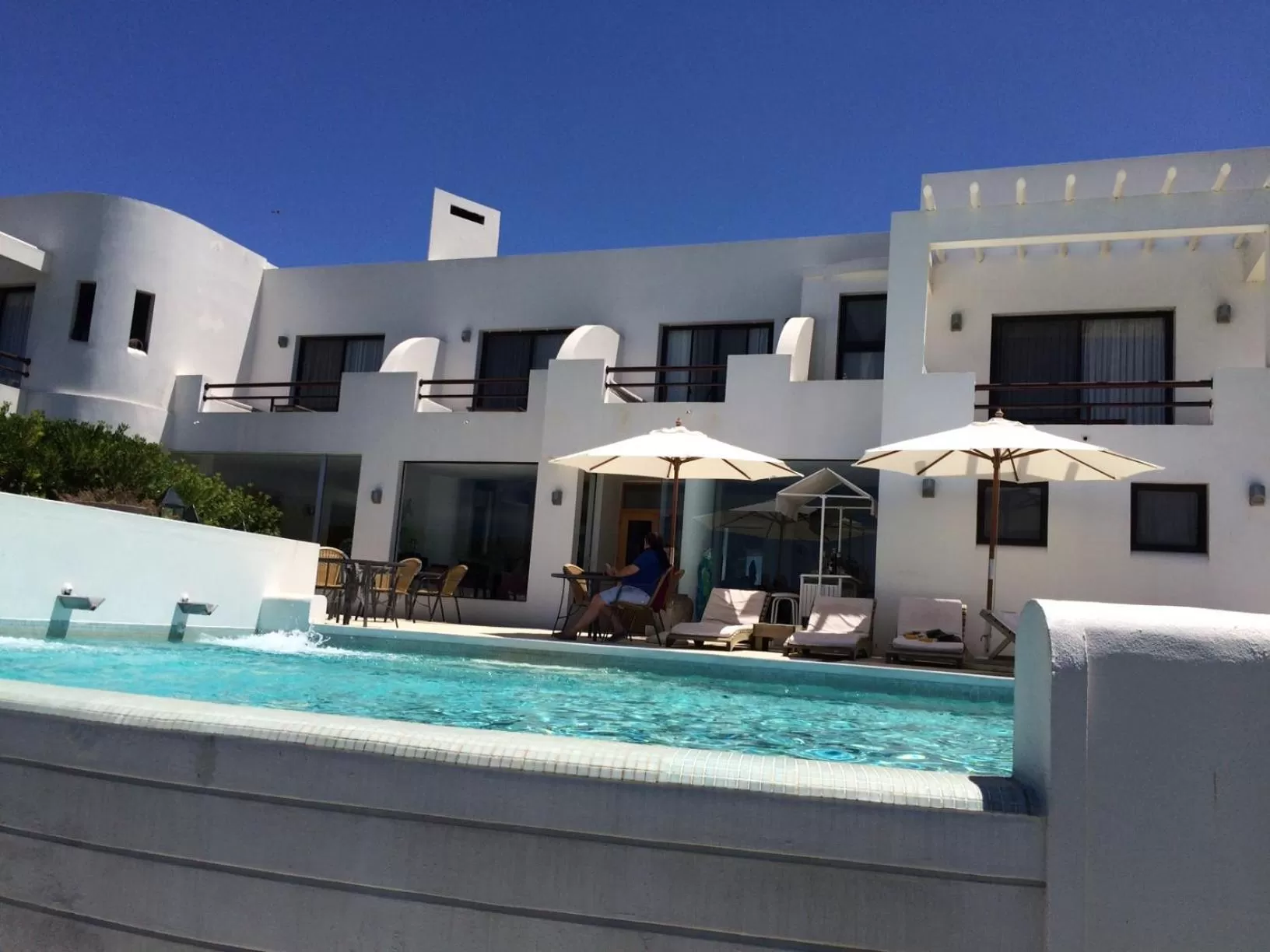 Pool view in Posada de los Pajaros