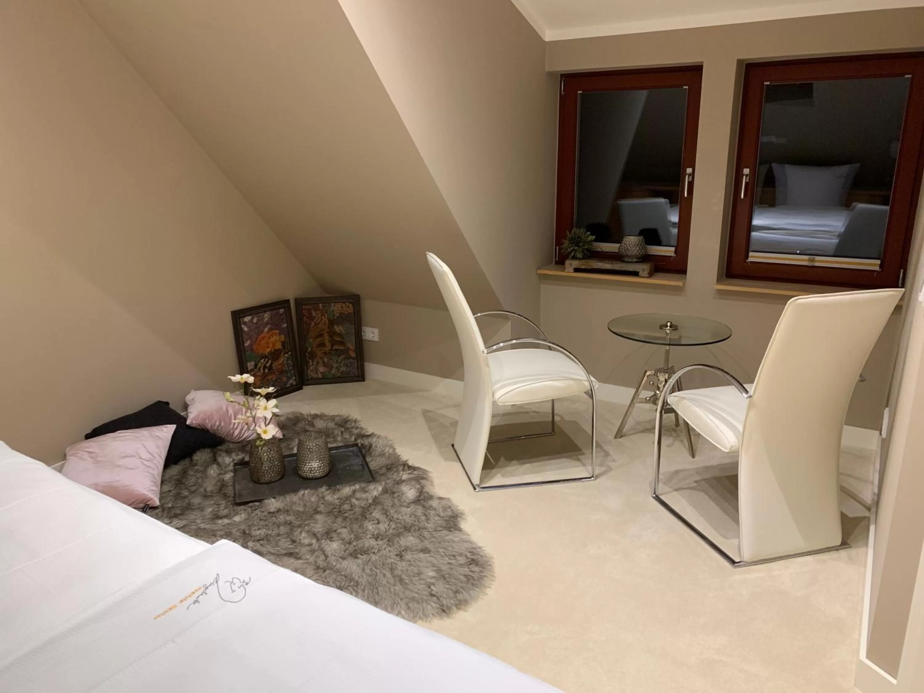 Decorative detail, TV/Entertainment Center in Hotel Inselhof