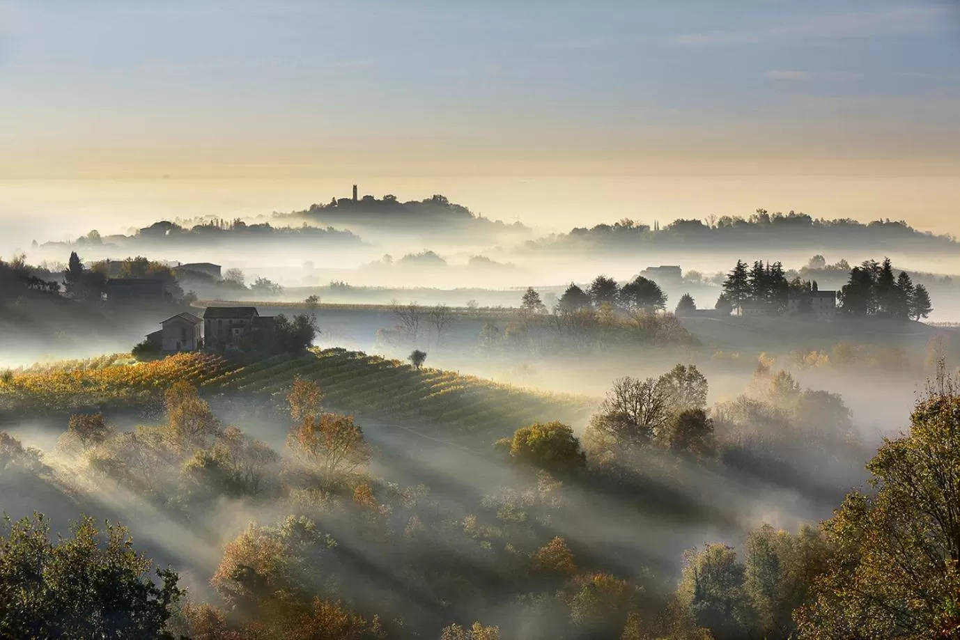 Natural landscape in Villa del Poggio Prosecco Bike Hotel