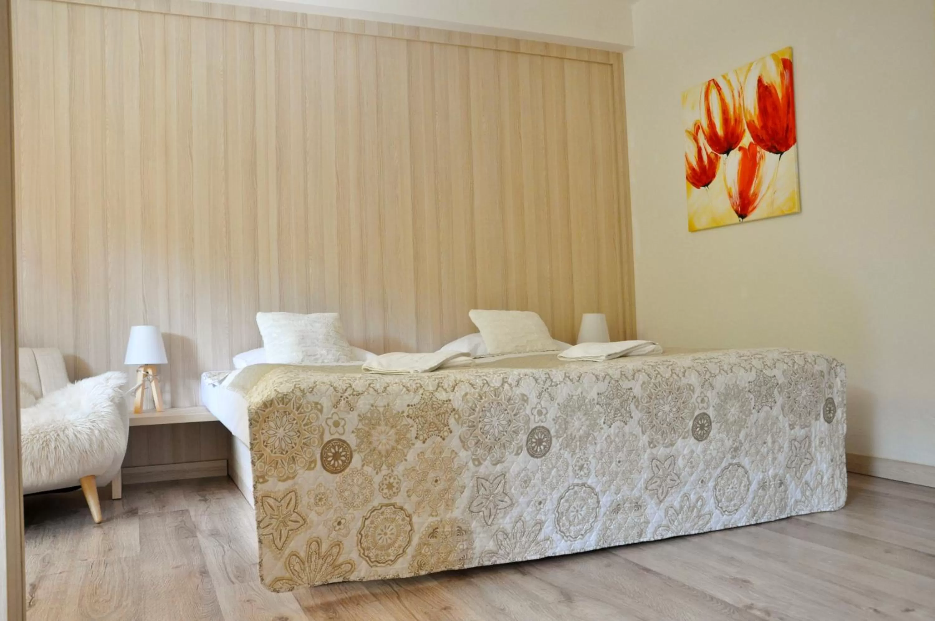 Bedroom, Bed in Hotel Garni