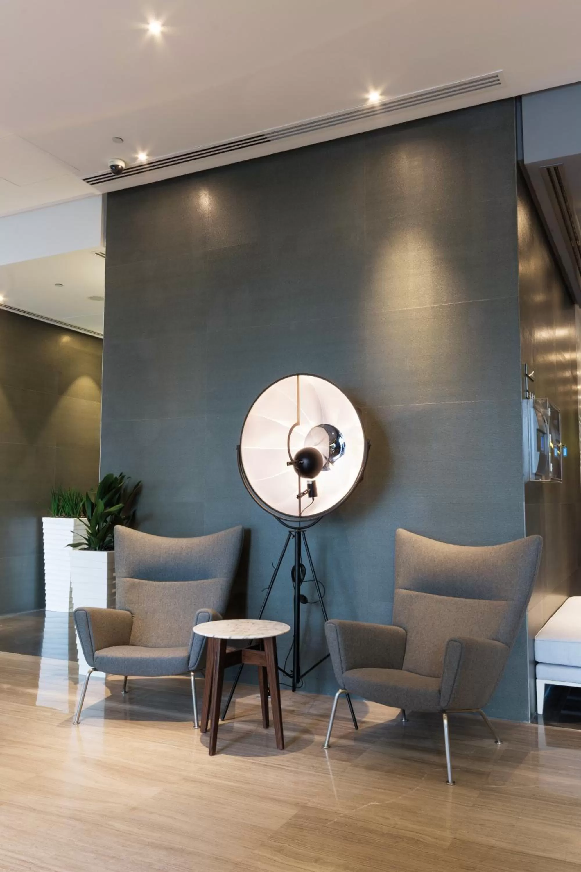 Seating area in The Act Hotel Sharjah