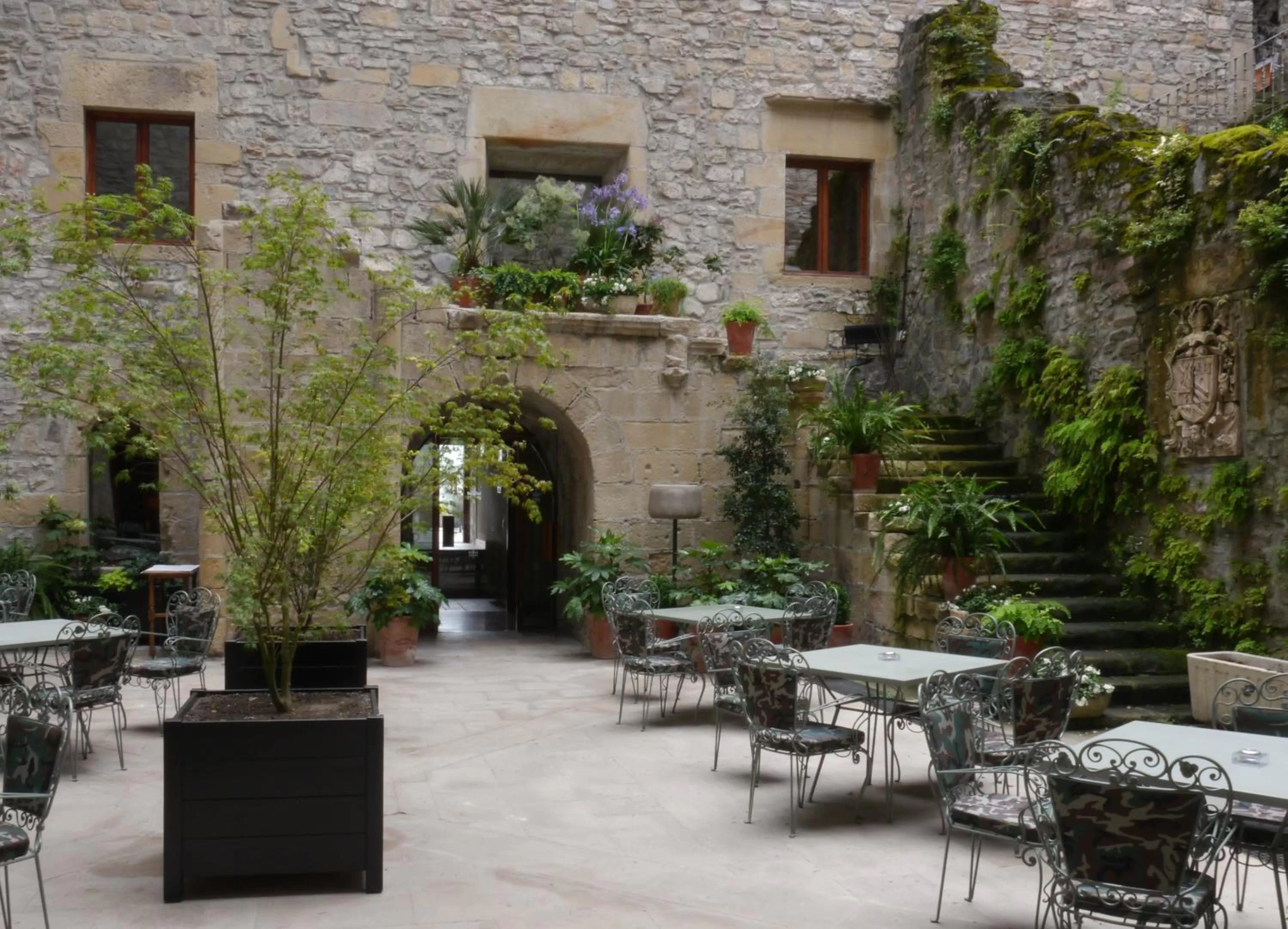 Garden in Parador de Hondarribia