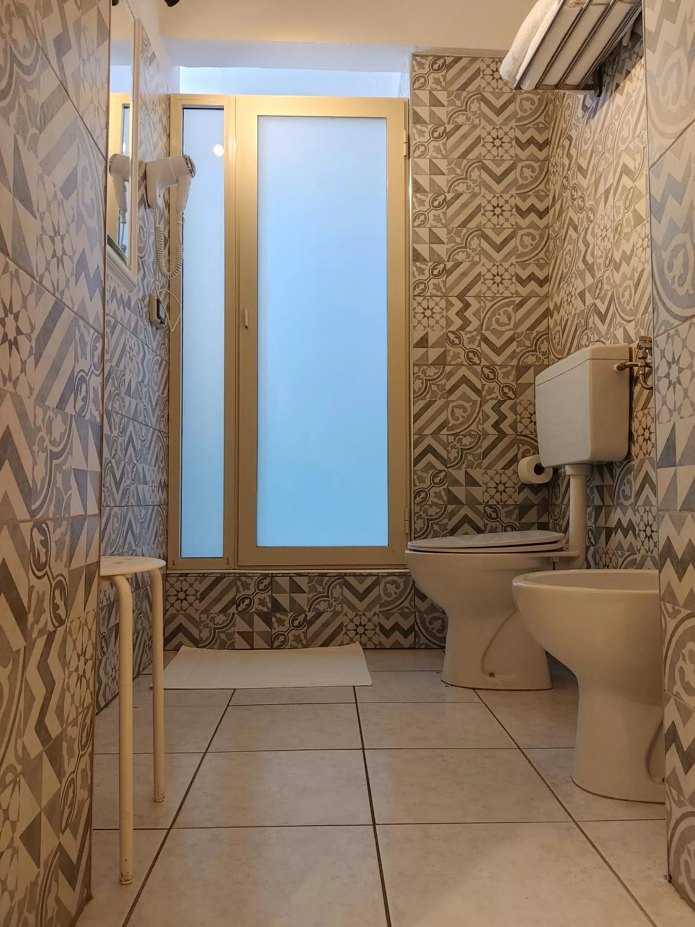 Shower in Hotel Biscari