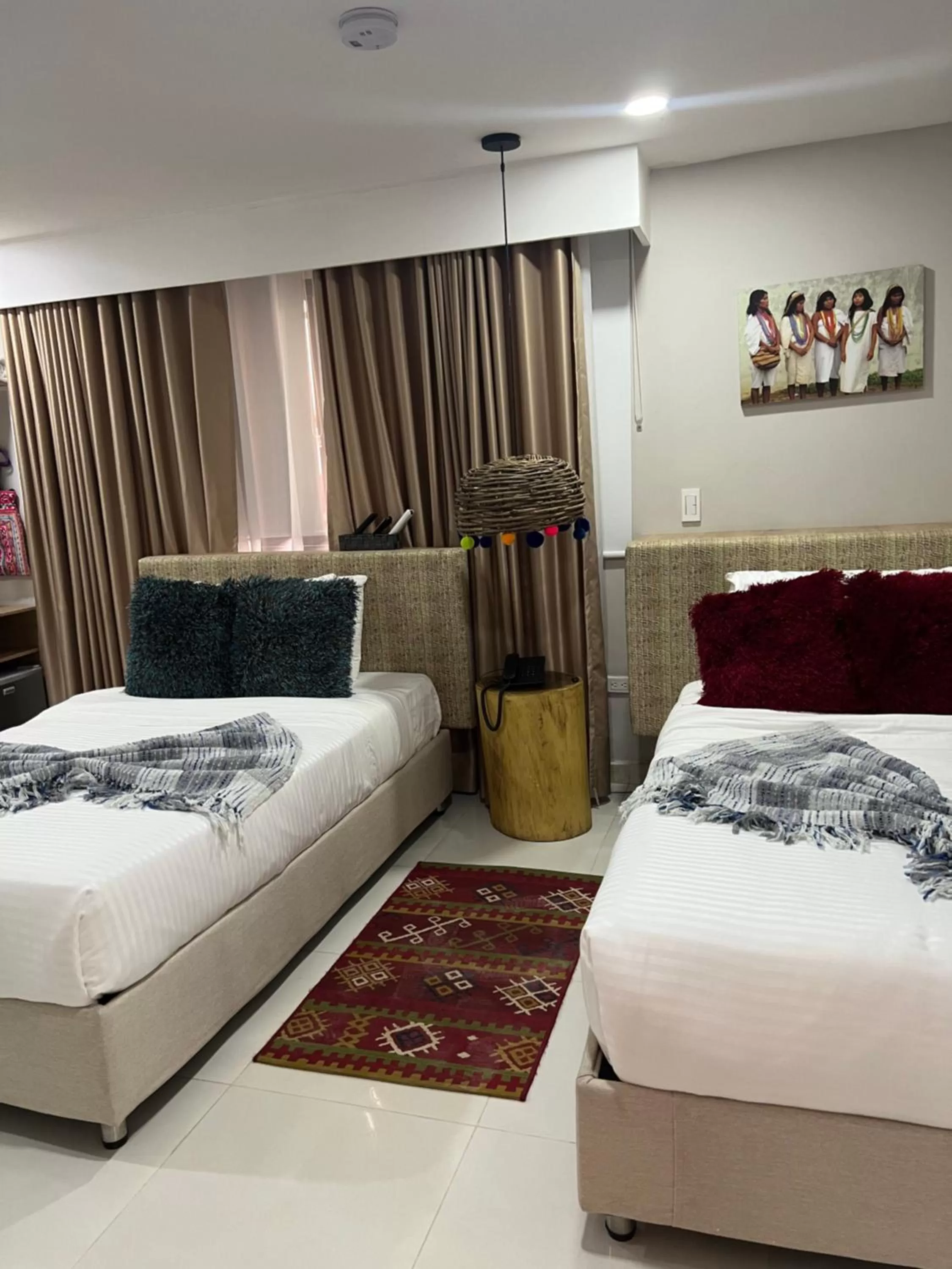 Bed in Hotel Boutique CASA CHUNUU Santa Marta