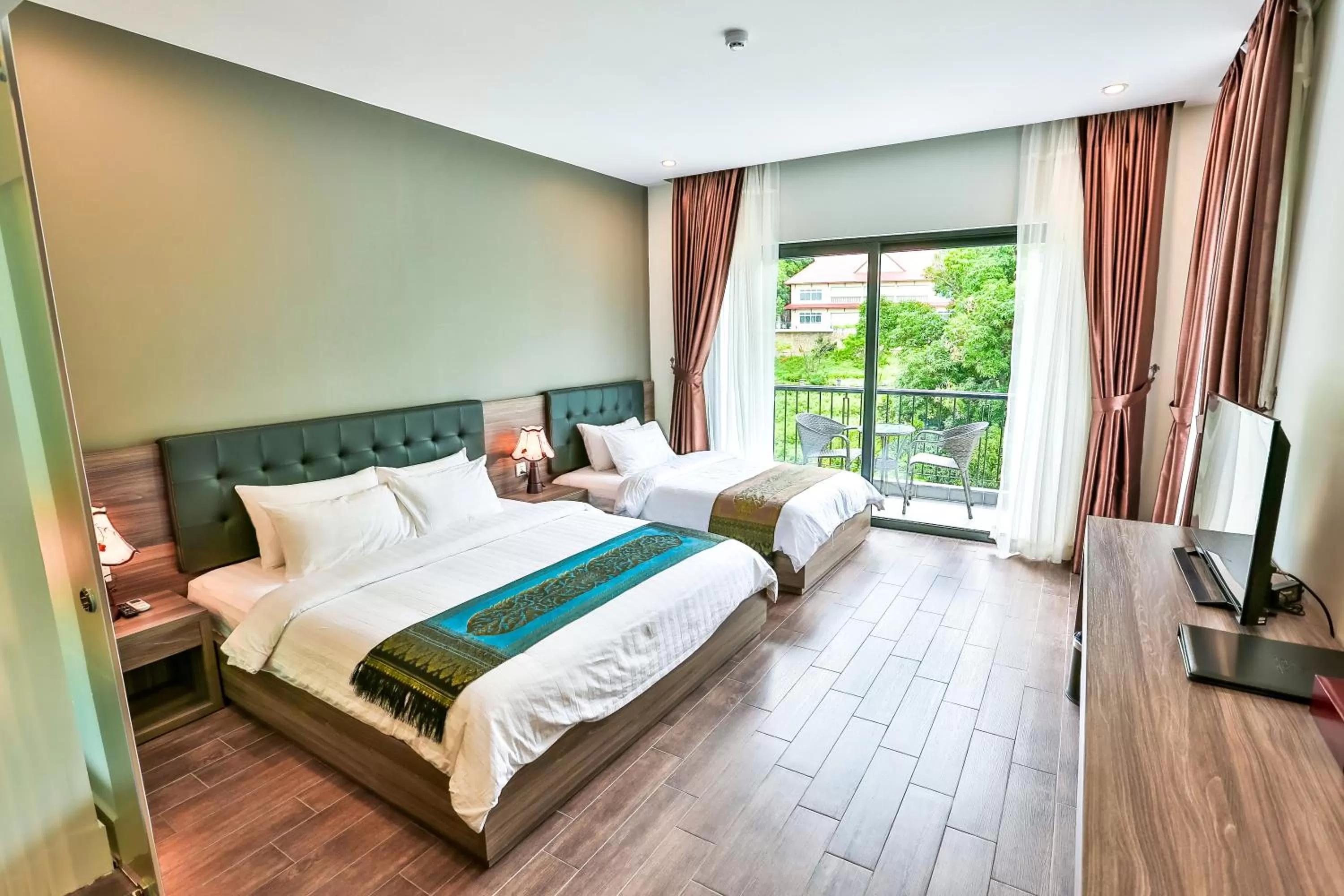 Bed in KEP BAY HOTEL & RESORT