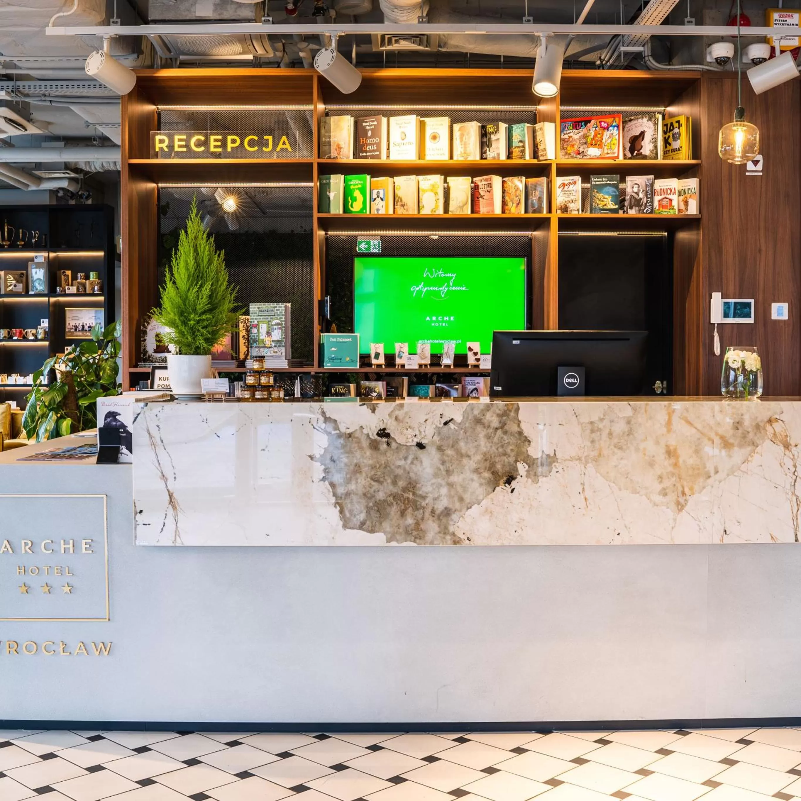 Lobby or reception in Arche Hotel Wrocław Airport