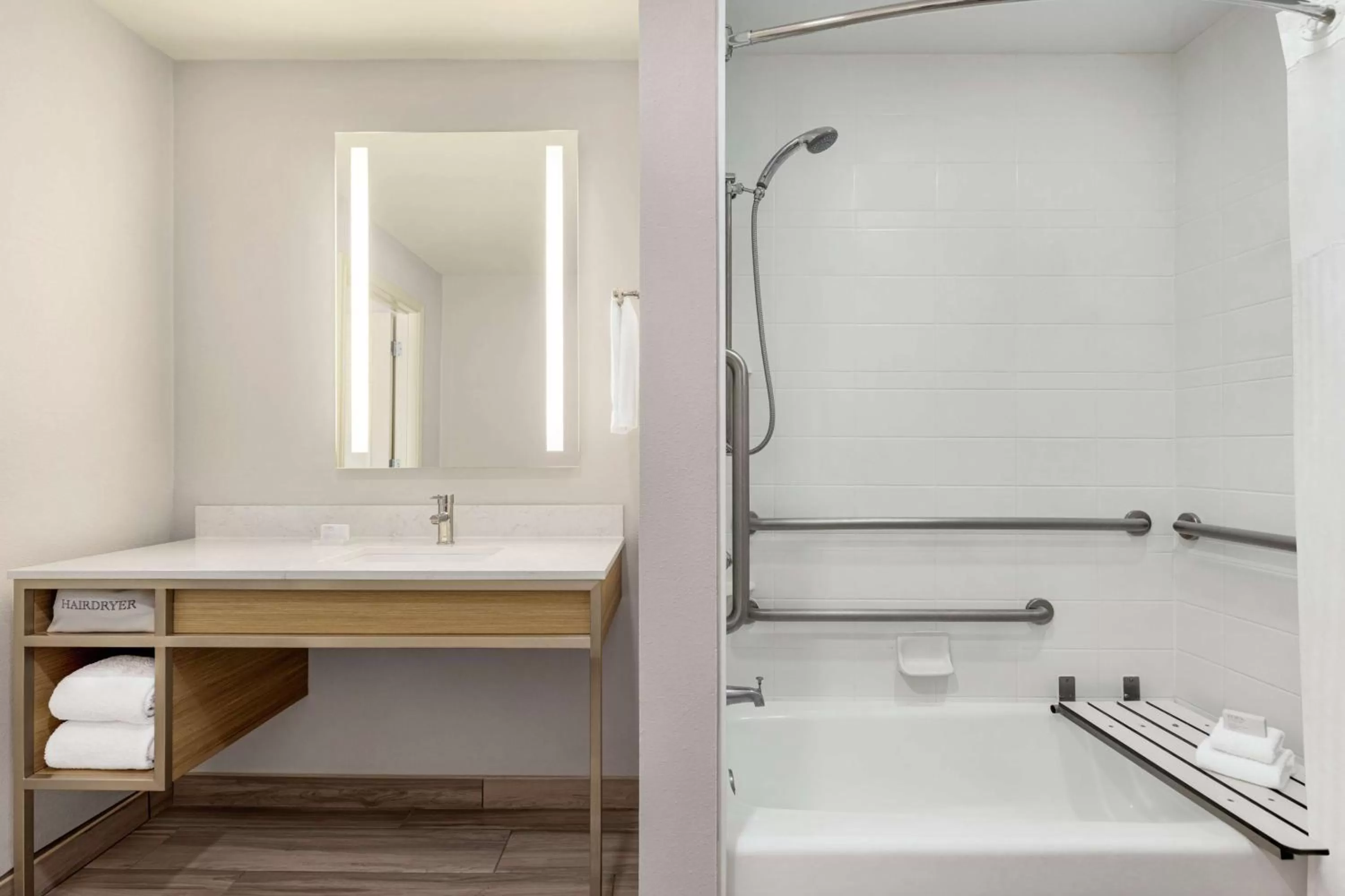 Bathroom in Hilton Garden Inn South Padre Island Beachfront