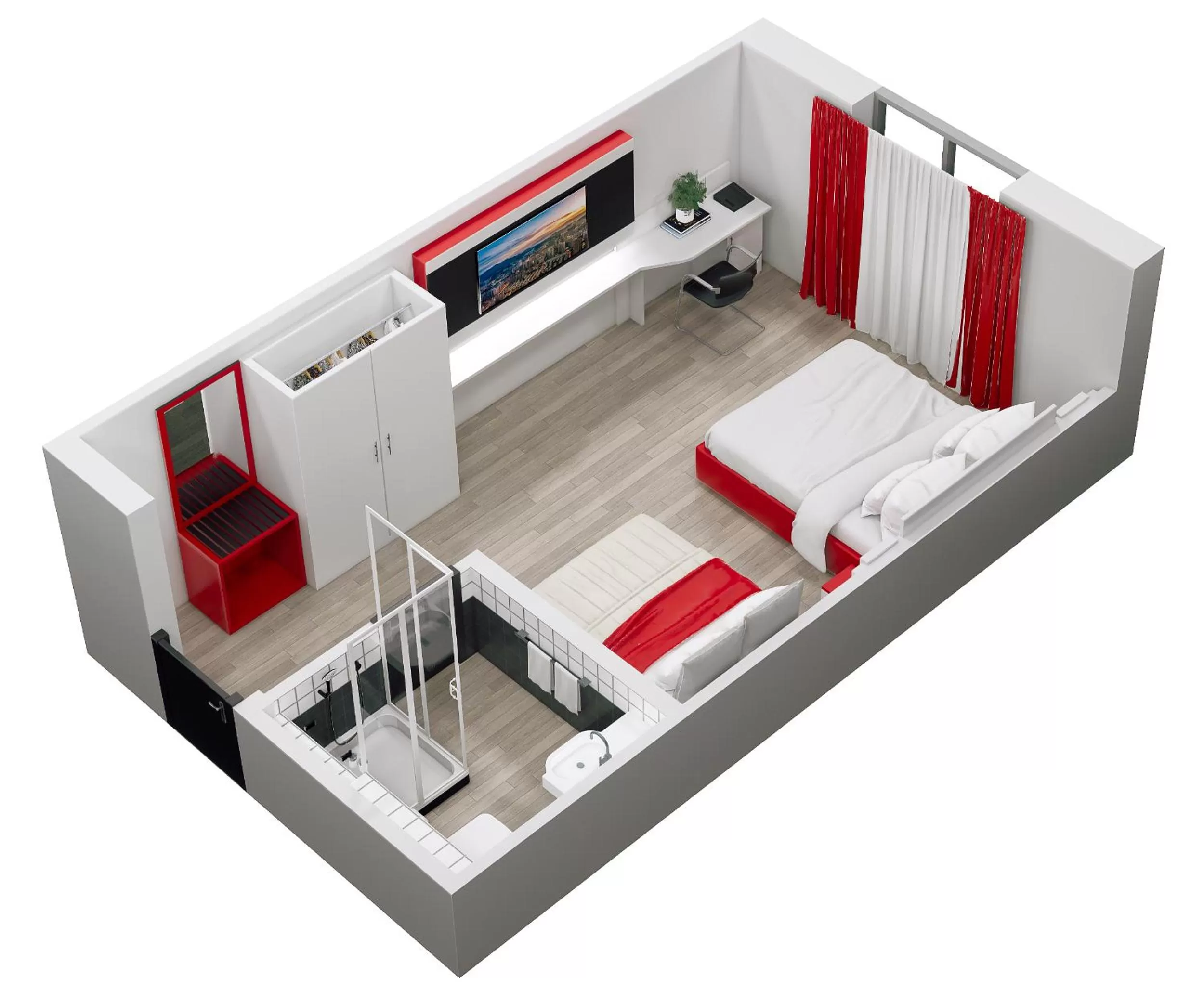 Photo of the whole room, Bed in Hotel Andante Rust