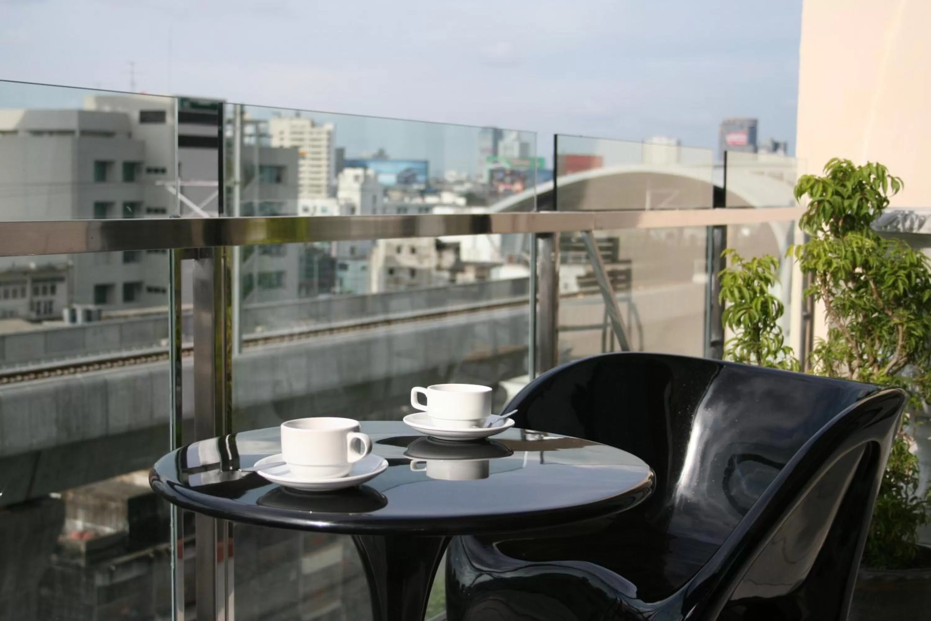 Balcony/Terrace in Baiyoke Boutique Hotel