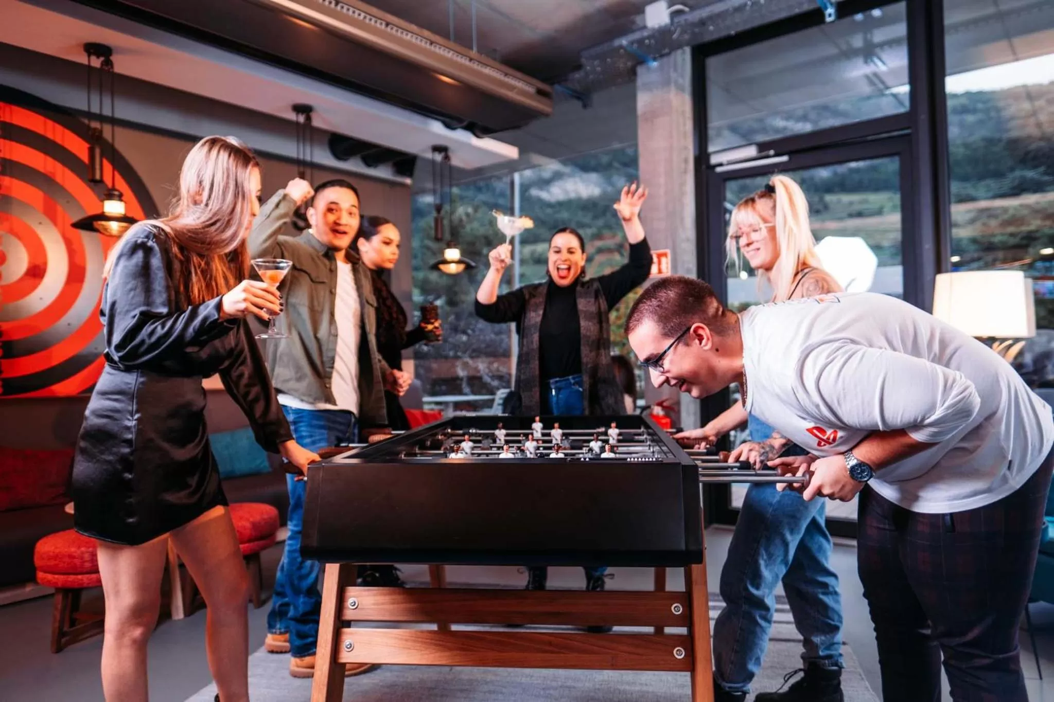 Lounge or bar in Moxy Sion