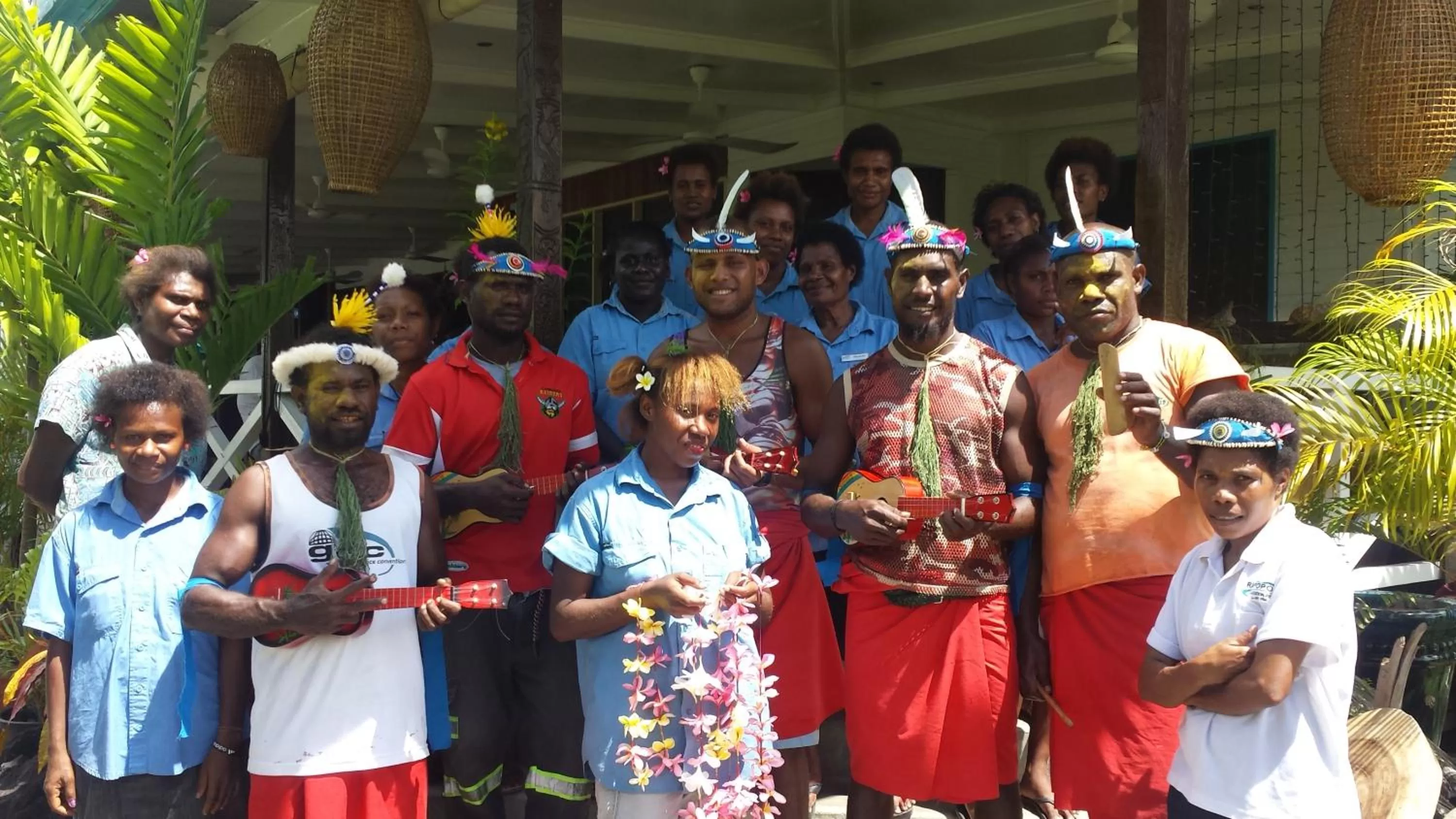 People in Rapopo Plantation Resort