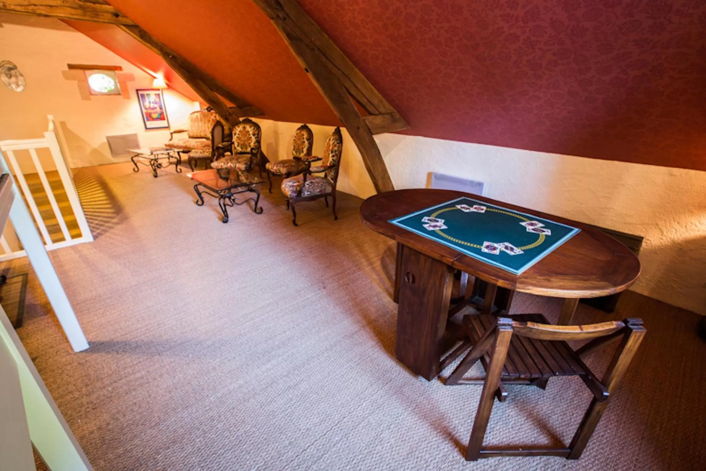 Seating area in Chambres d'hôtes La Ferme du Grand Launay