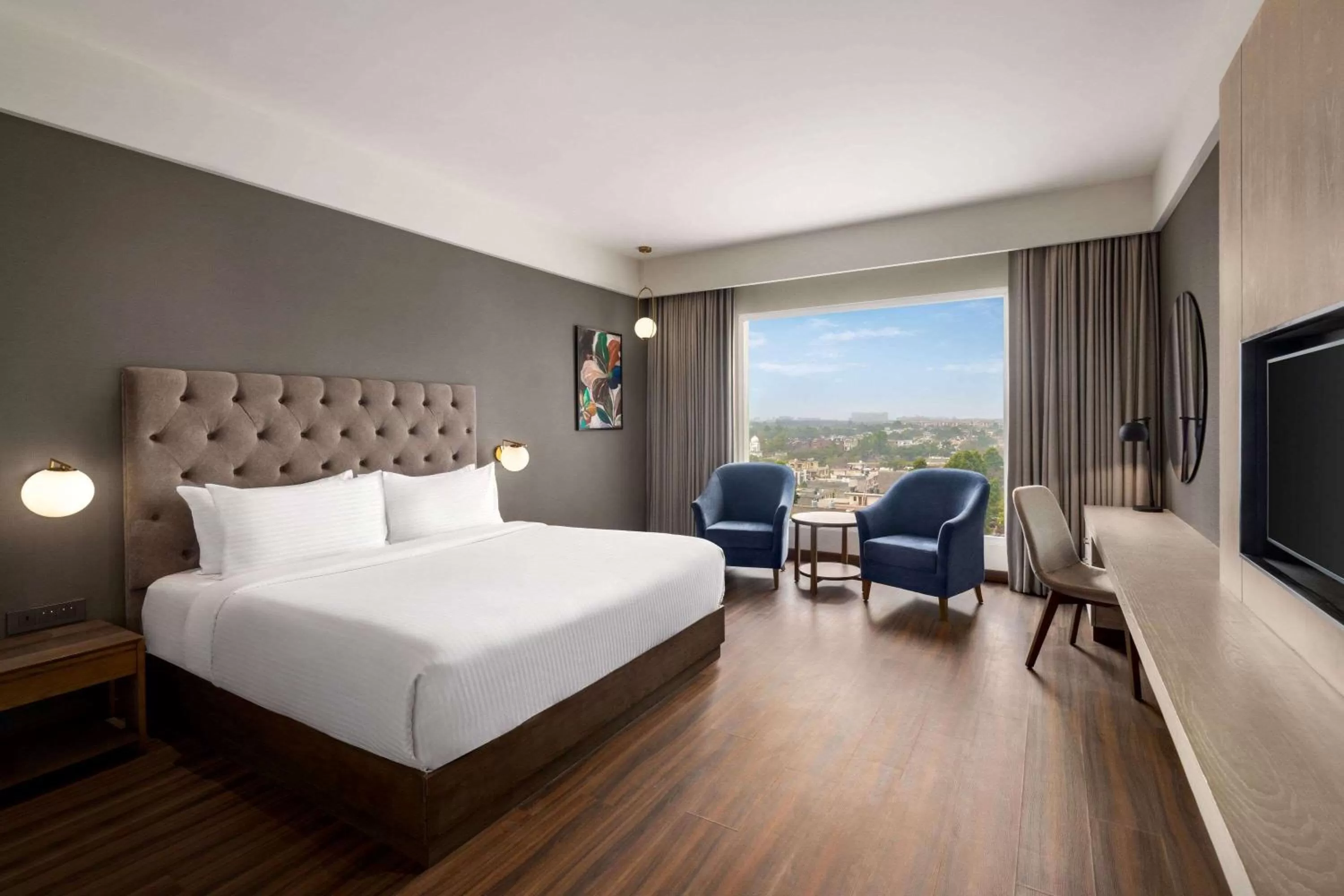 Photo of the whole room, Bed in Wyndham Chandigarh Mohali