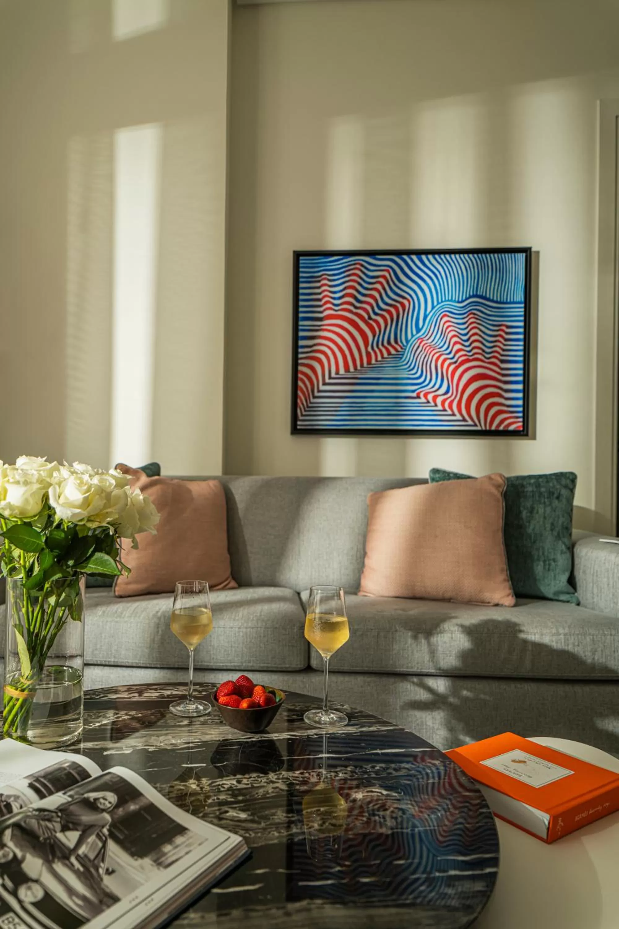 Living room in Th8 Palm Dubai Beach Resort Vignette Collection, an IHG hotel