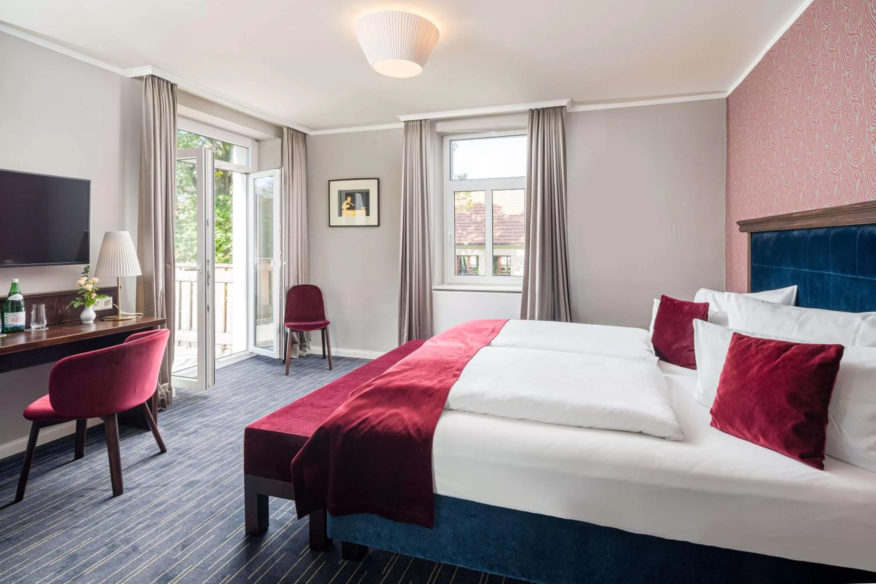 Bed in QUARTIER 5 Hotel & Restaurant, Sächsische Schweiz