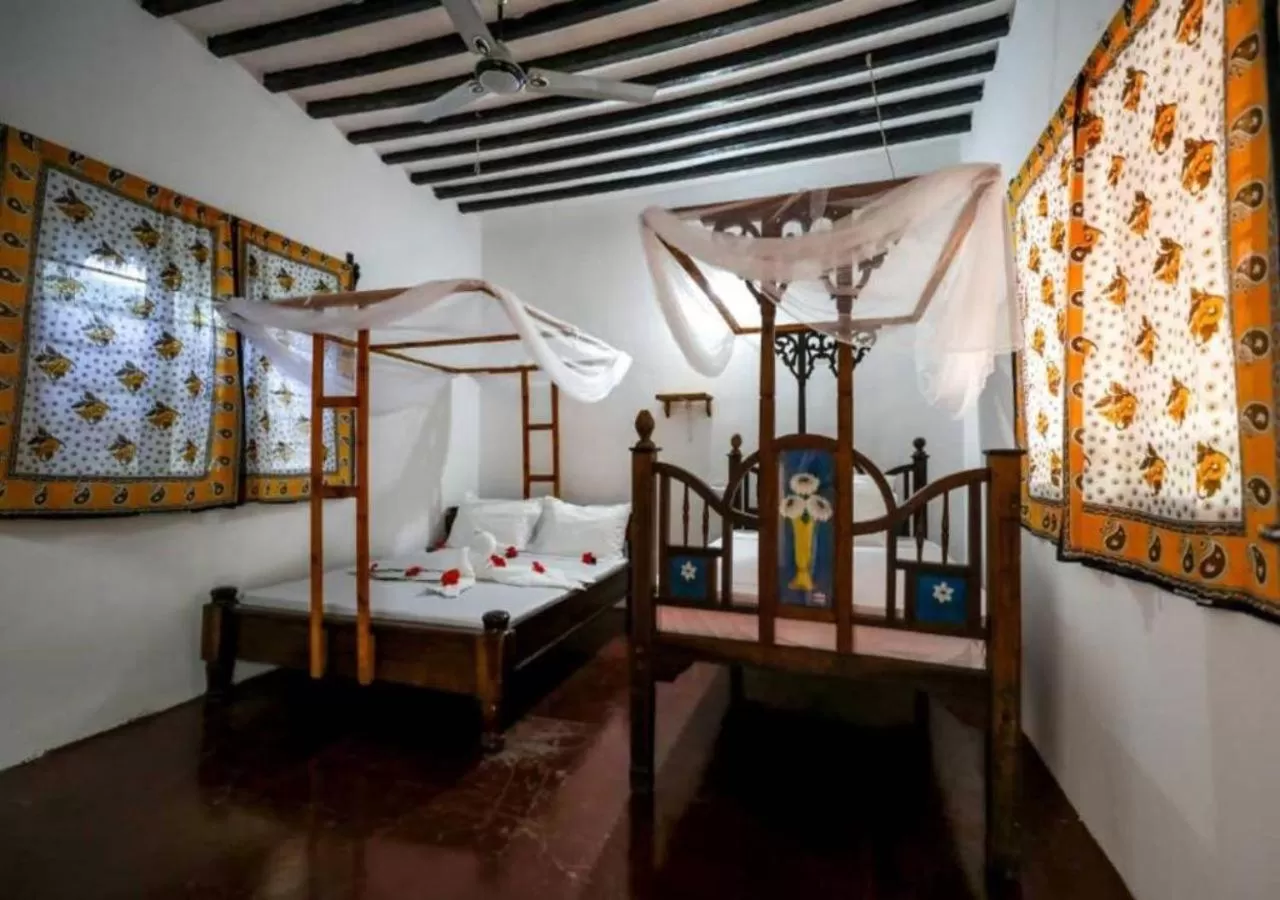 Bed, Bunk Bed in Mobydick Bungalow Nungwi