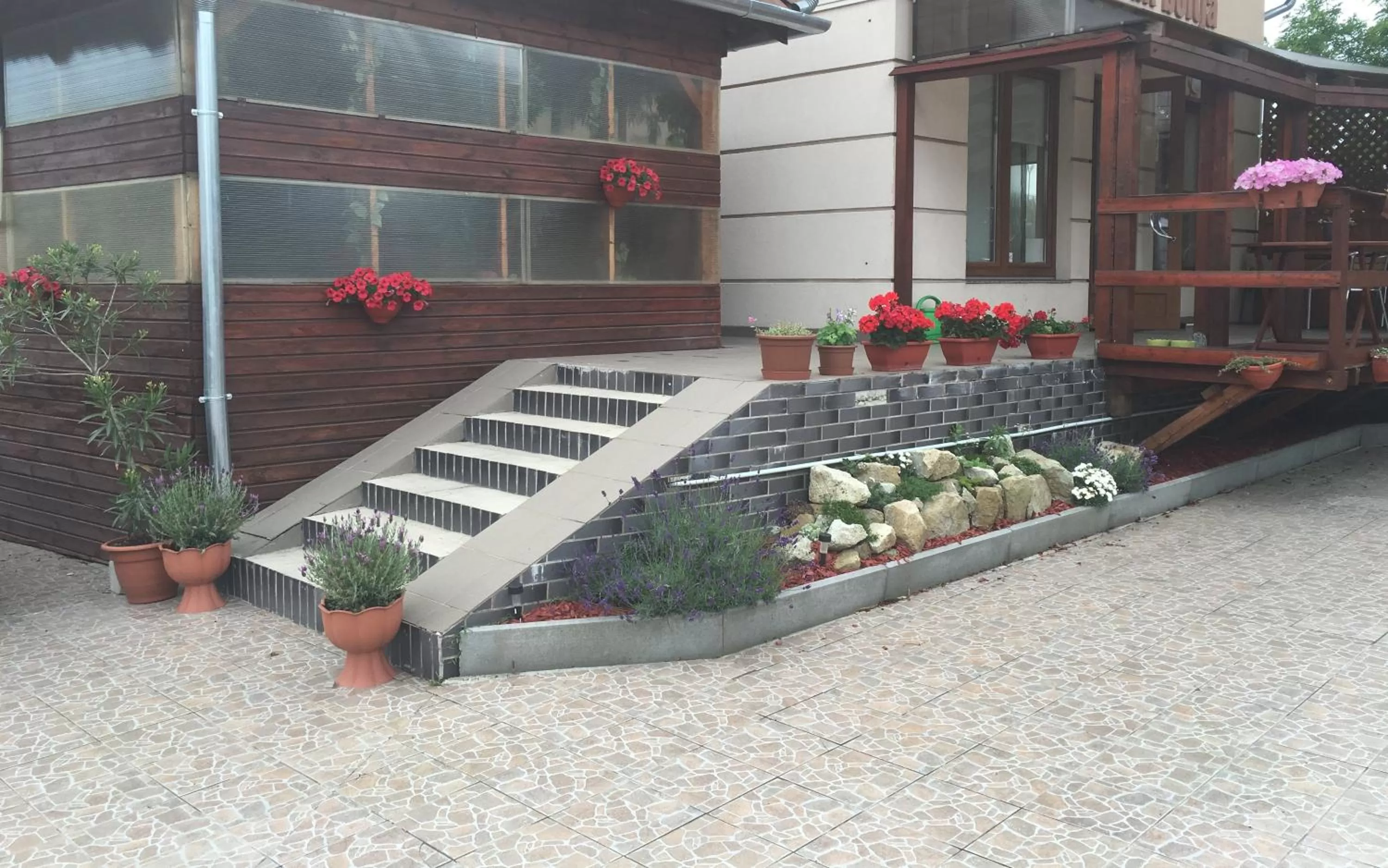 Balcony/Terrace, Patio/Outdoor Area in Abszolút Hotel és Panzió