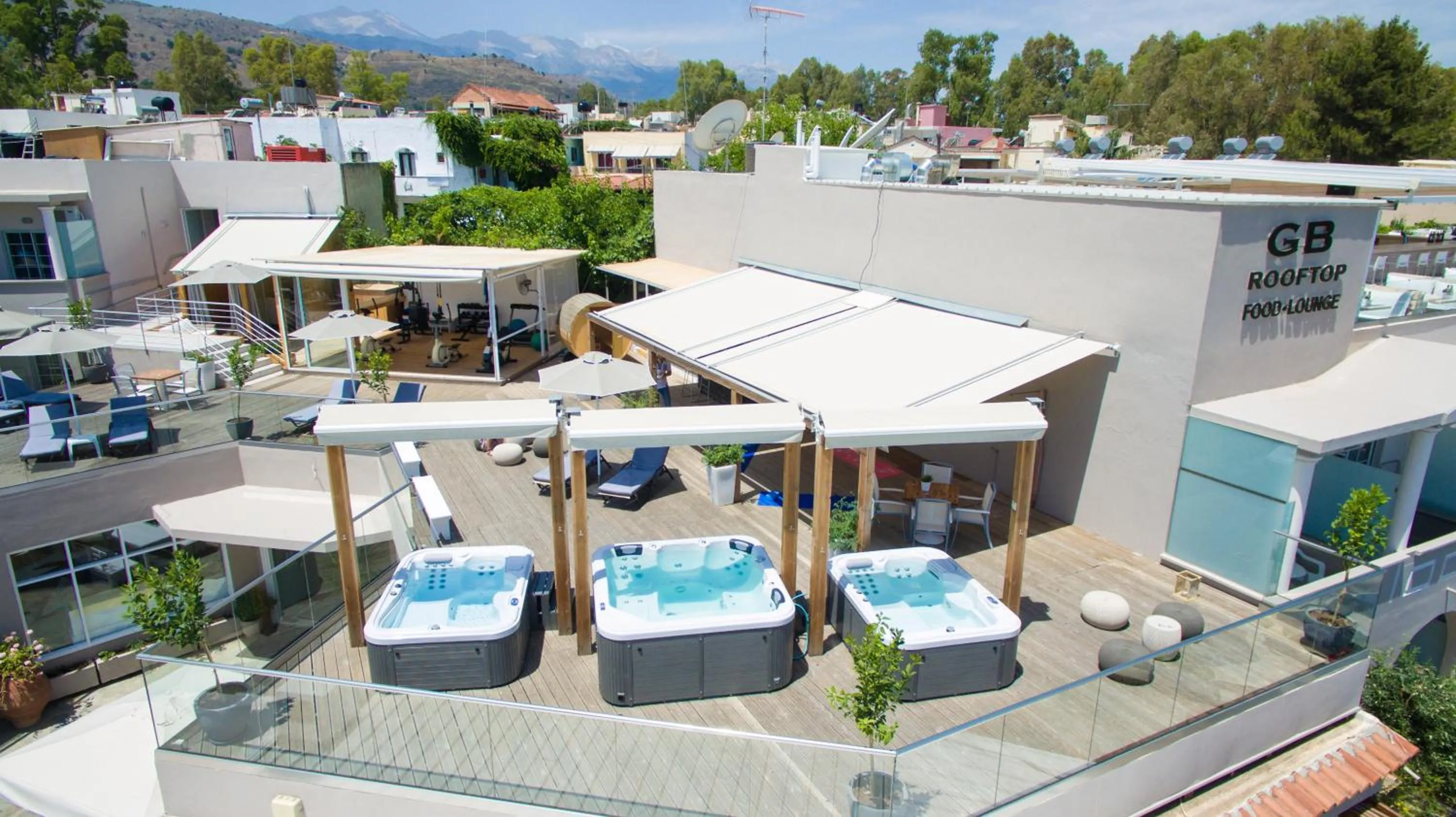 Hot Tub in Georgioupolis Beach Hotel