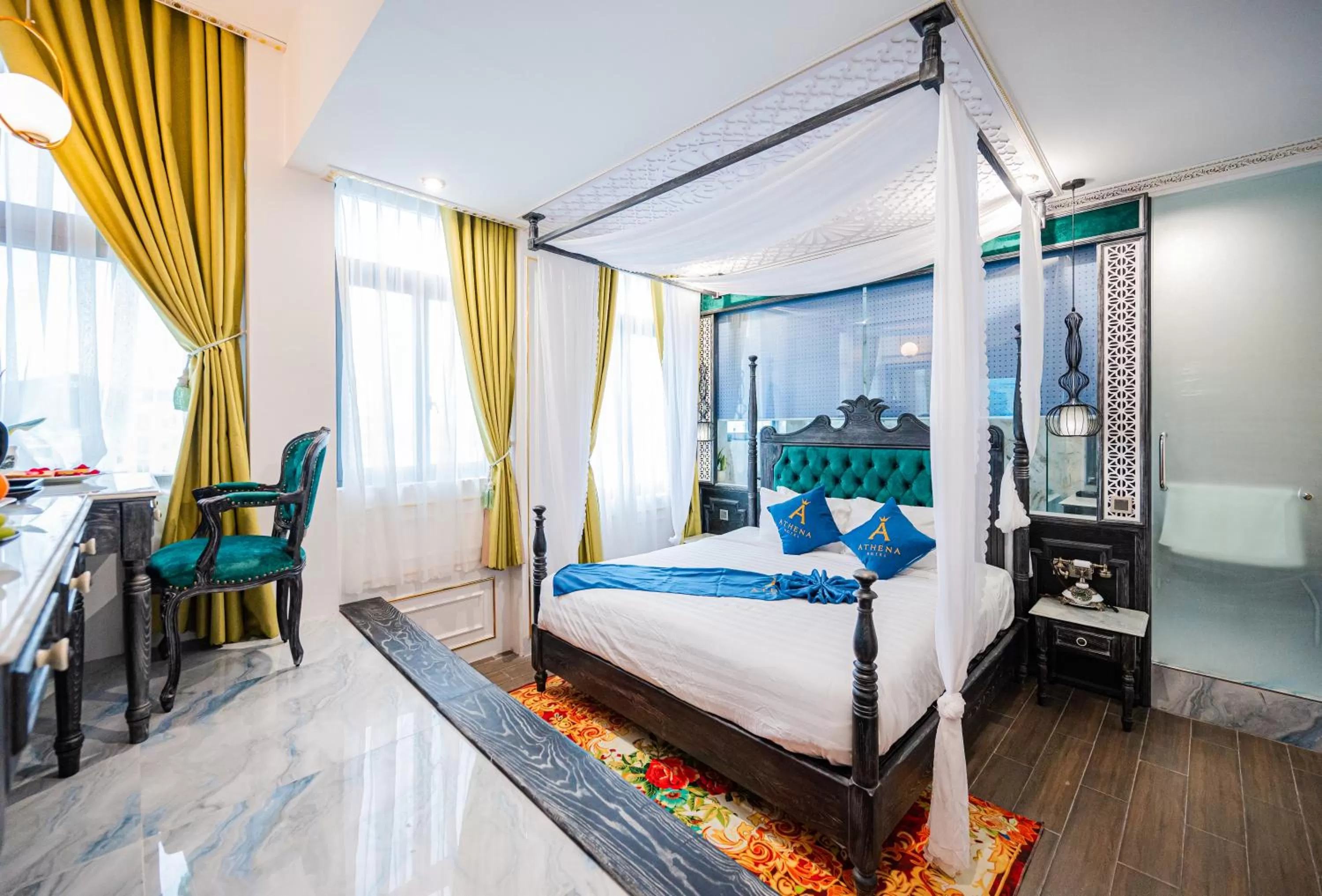 Bed in Athena Hotel Quy Nhơn