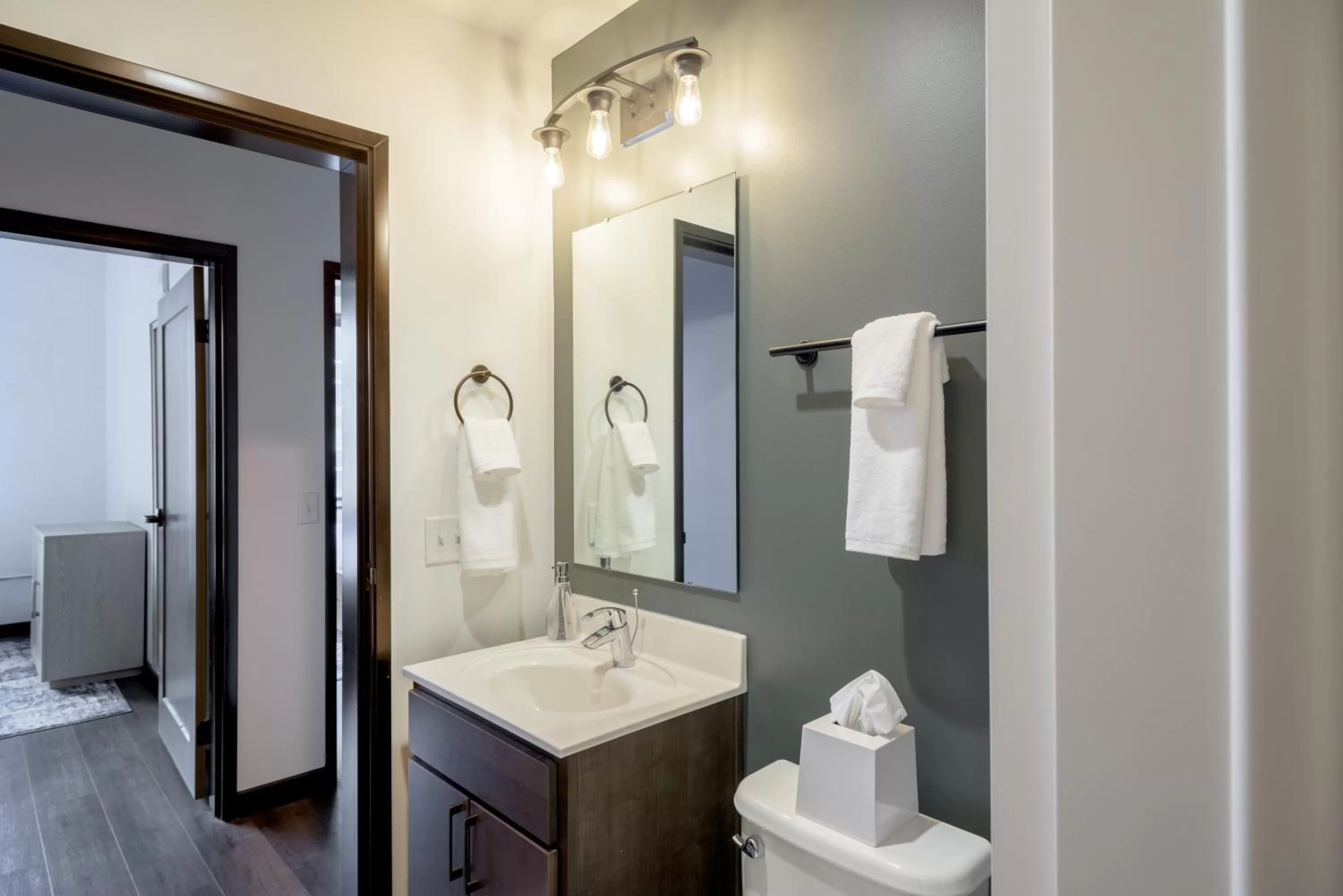 Bathroom in Mint House Detroit - Times Square