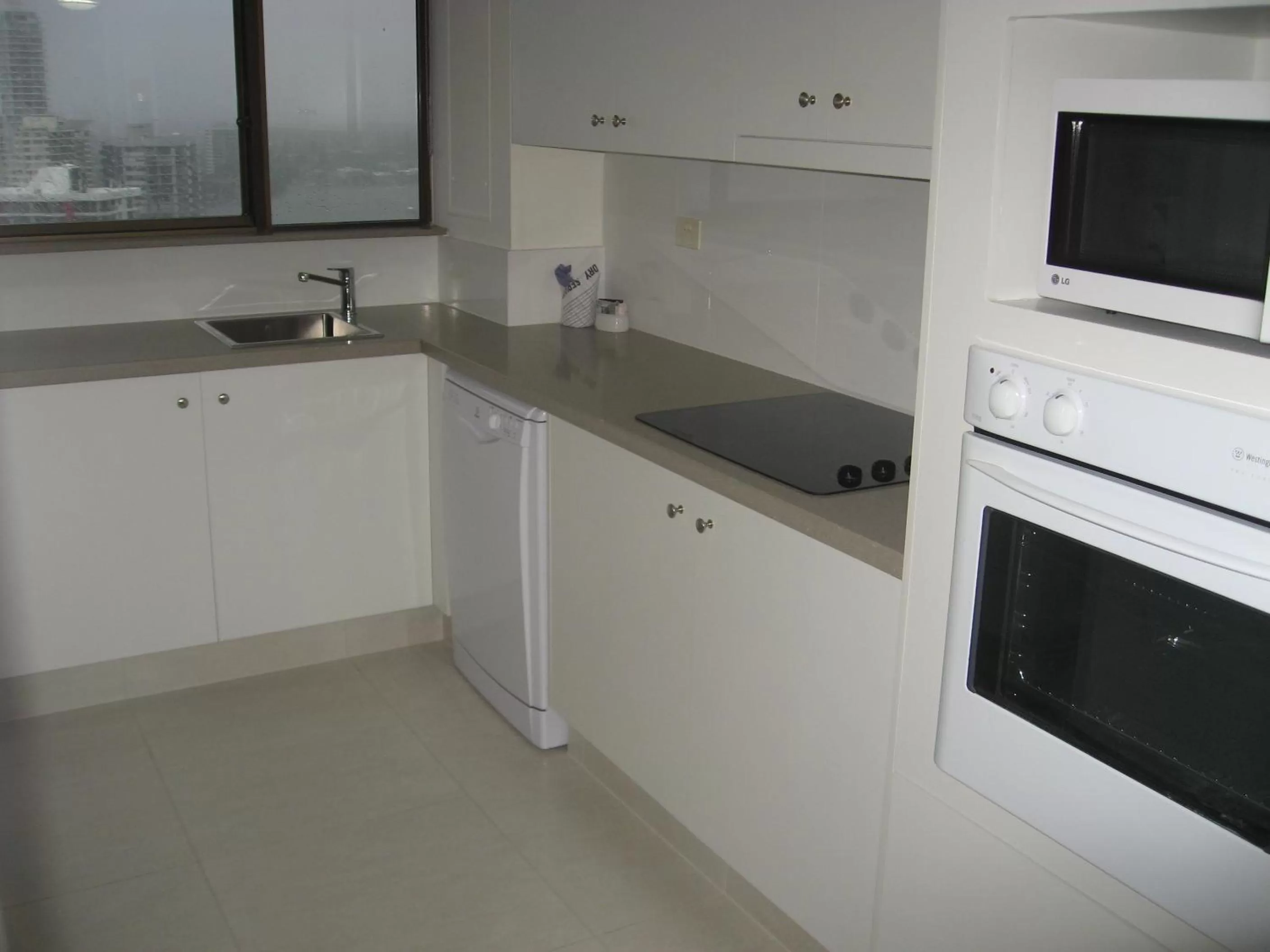 Living room in Surfers Century Oceanside Apartments