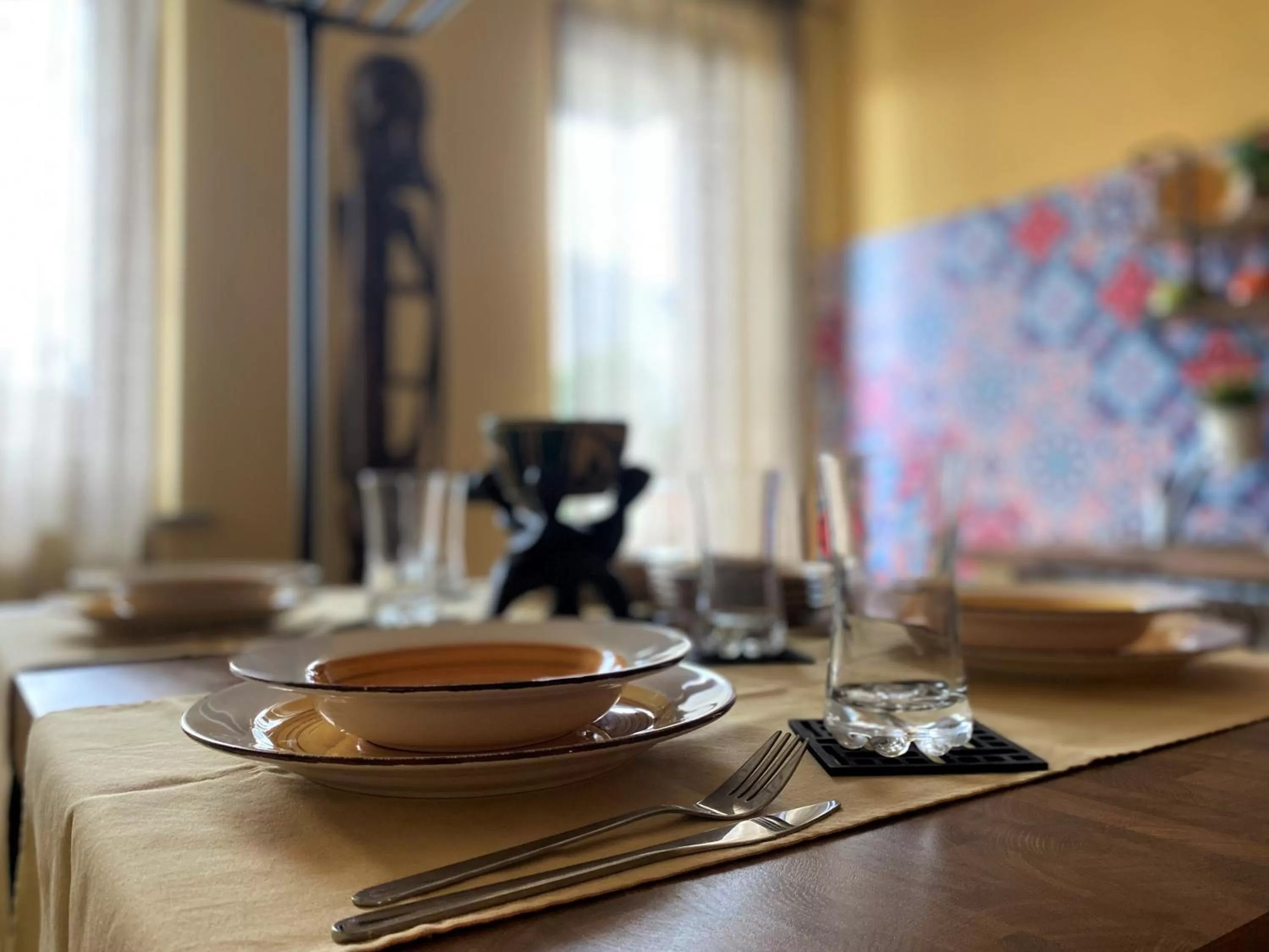 Dining area in La Chiocciola