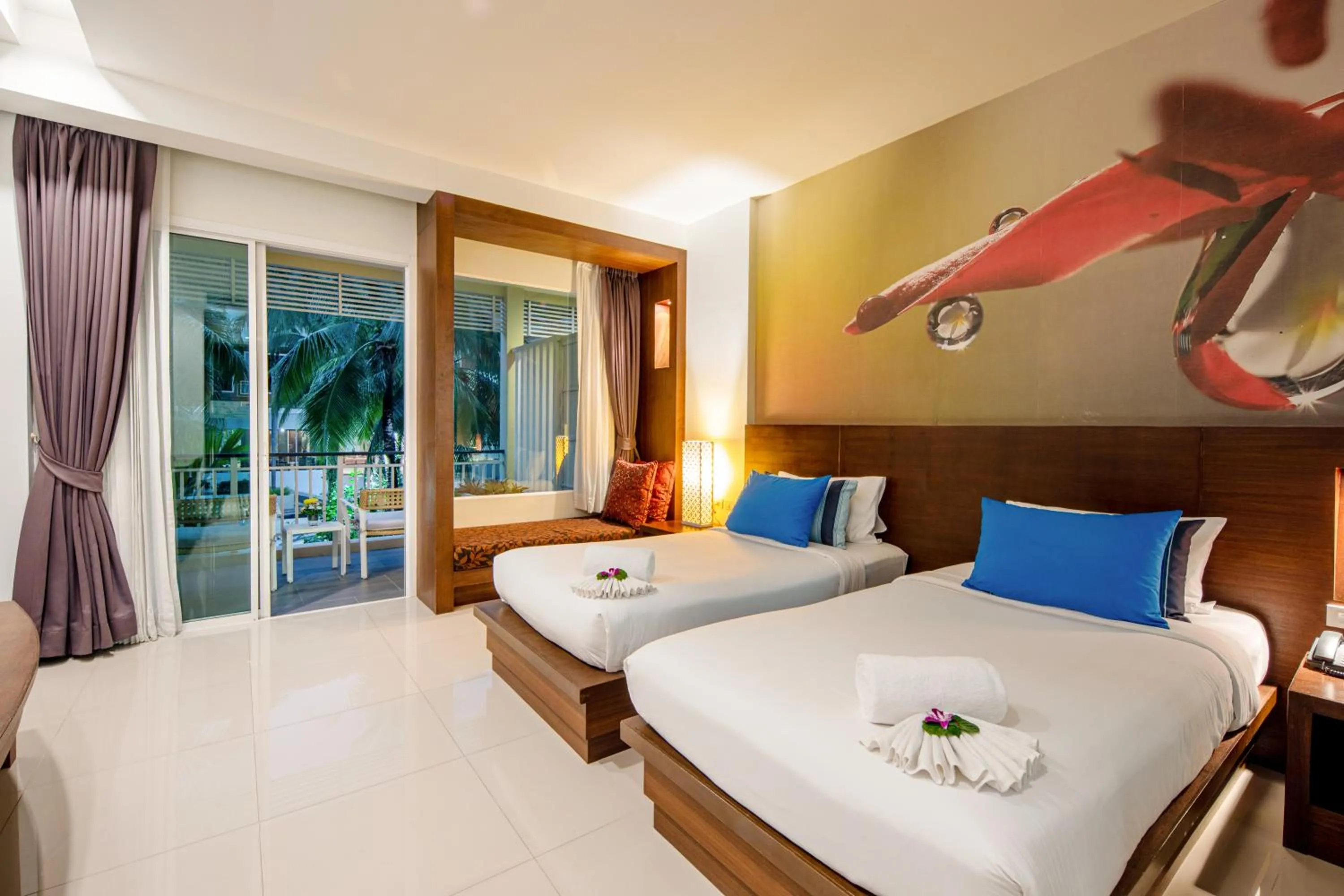 Bedroom, Bed in A2 Pool Resort - SHA Plus