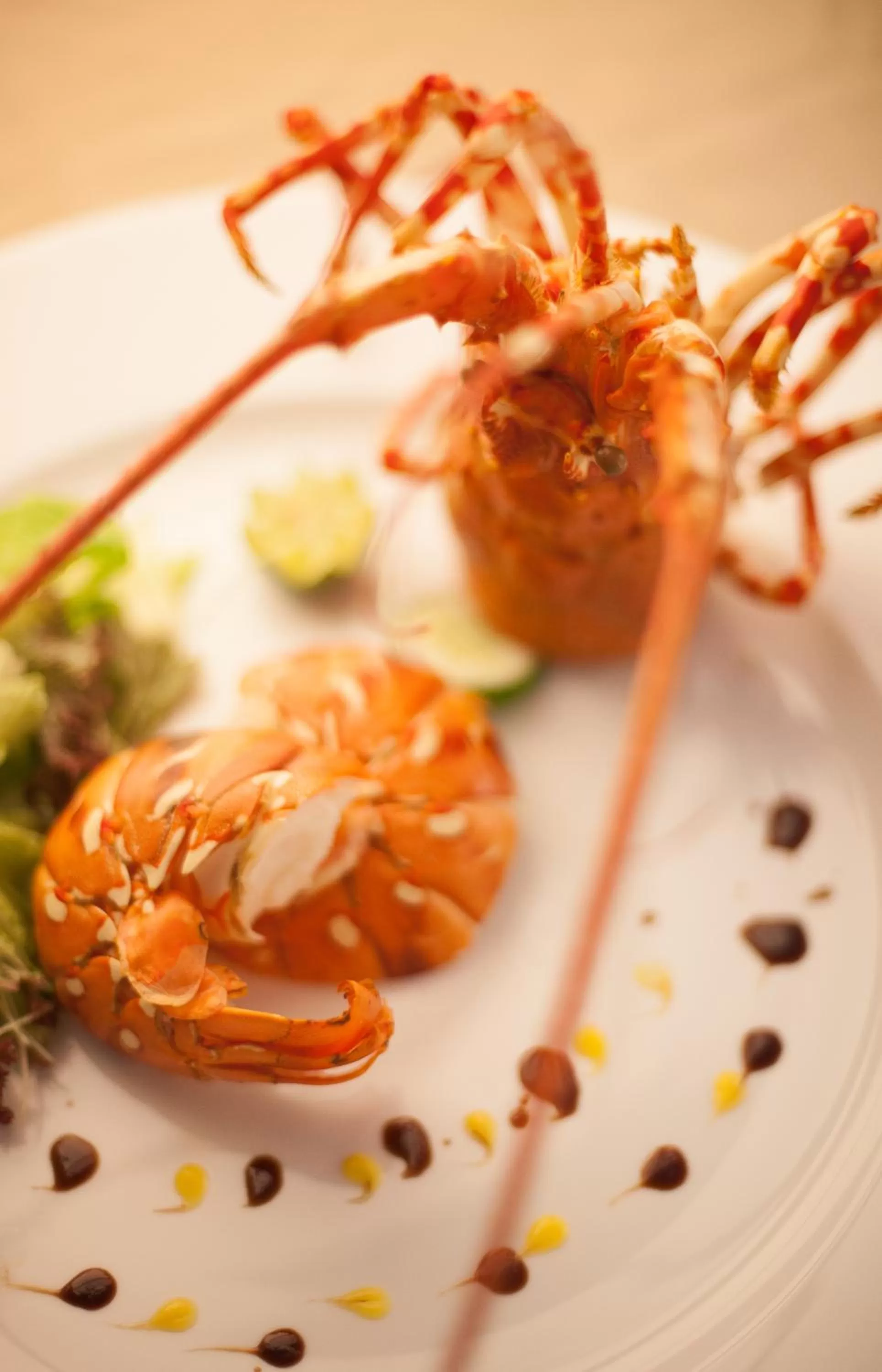 Food close-up in Aquari Hotel